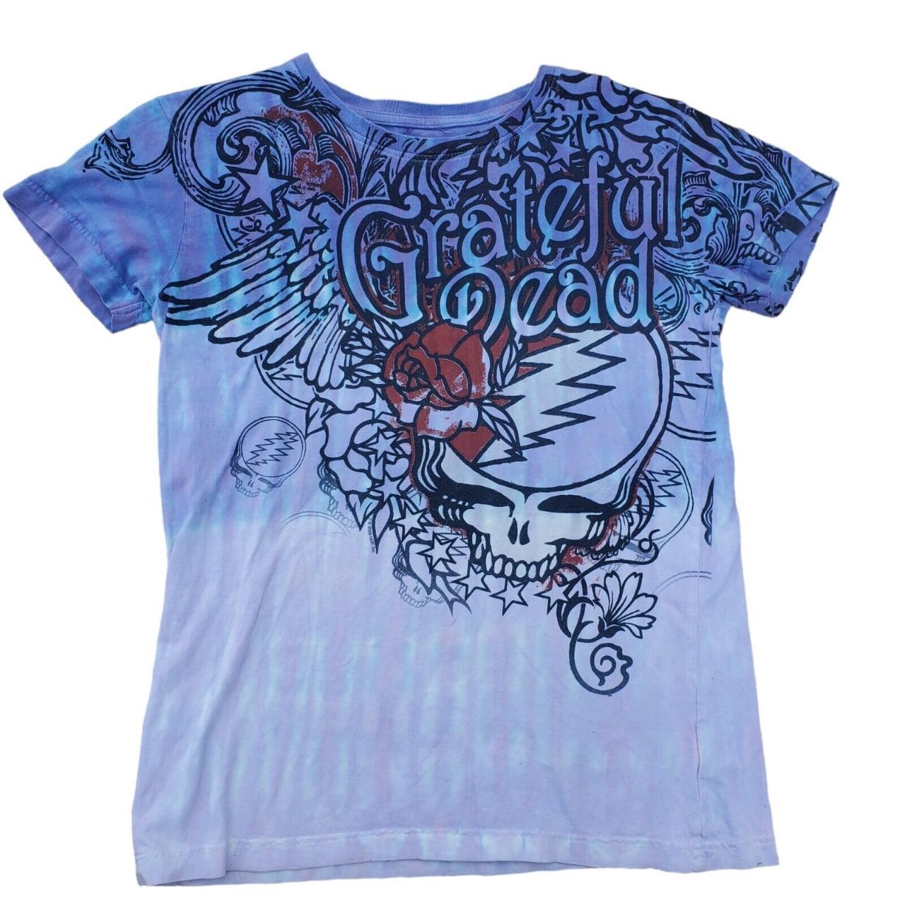 The Boho Depot Never Dead Grateful Dead Shirt from Liquid Blue, Small