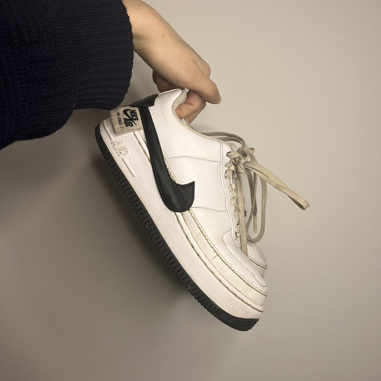 Nike Jester white and black air forces. White Nike. Depop