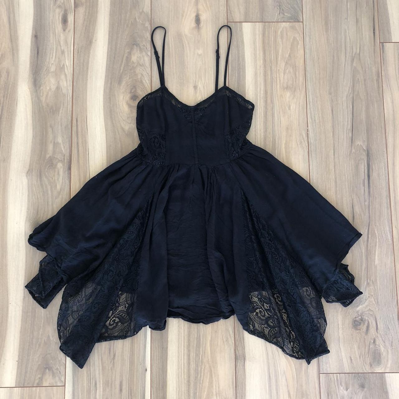 BLACK FAIRYCORE DRESS 💌message me to bundle this... - Depop