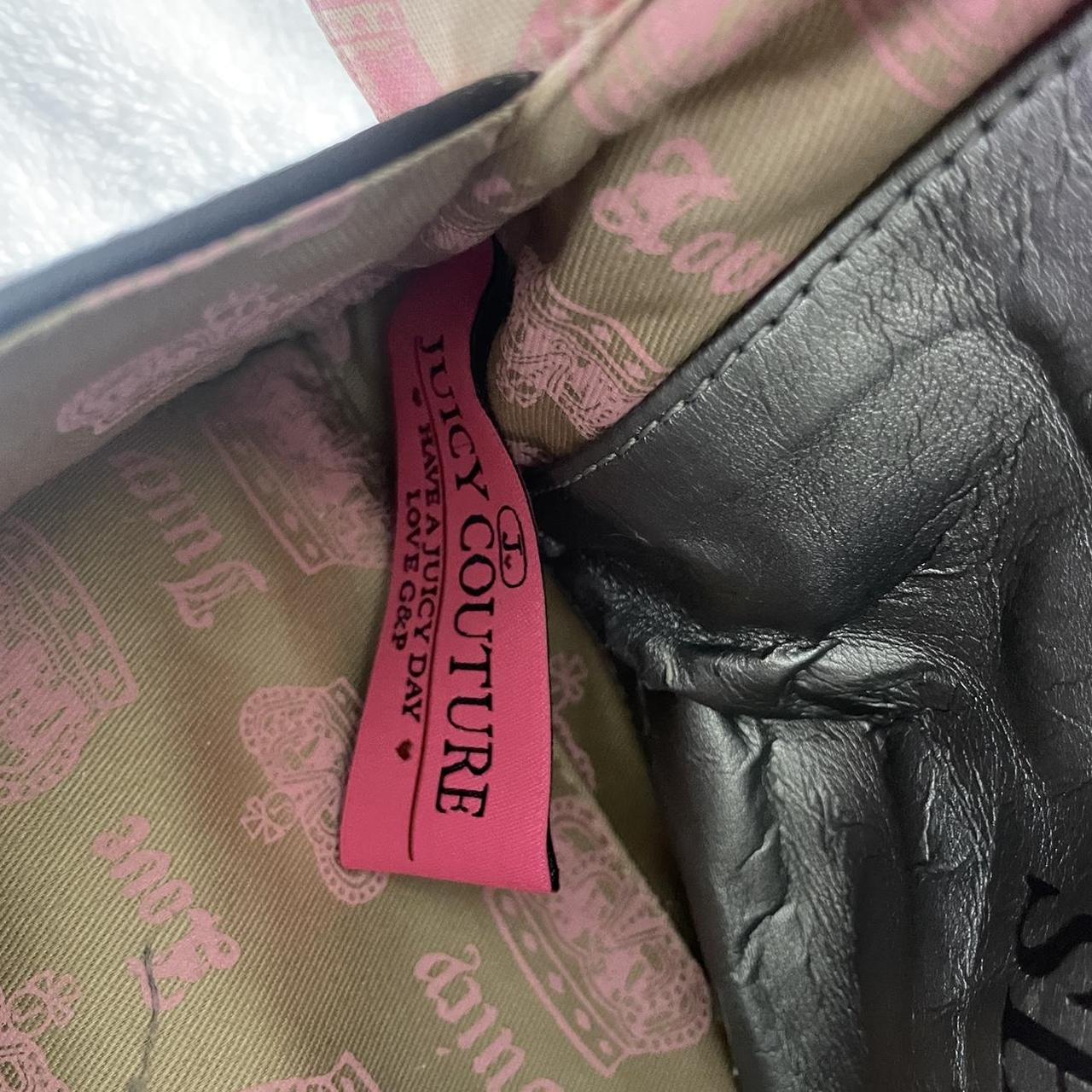 Juicy Couture Women's Pink and Black Bag | Depop