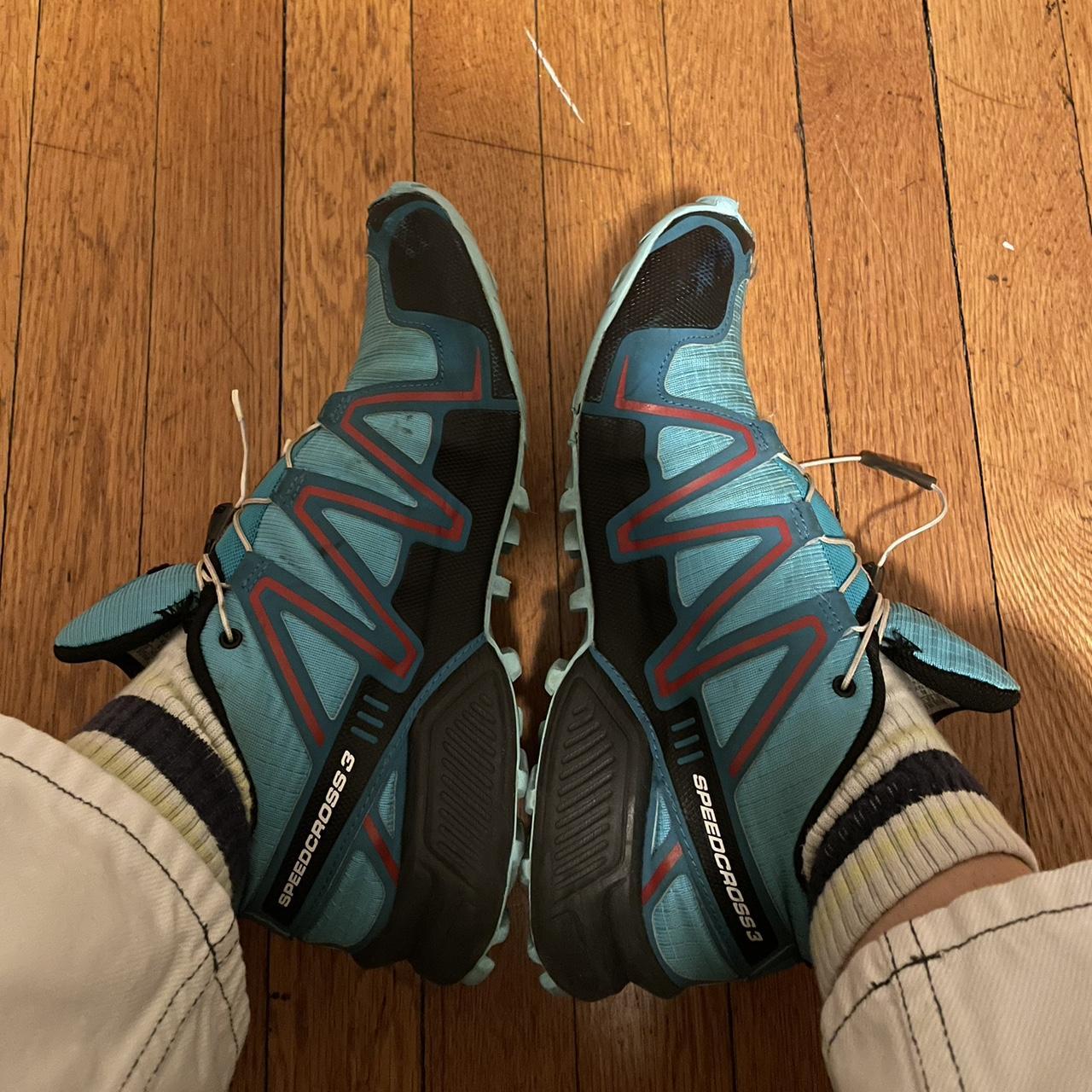 Salomon Men's Blue Trainers | Depop