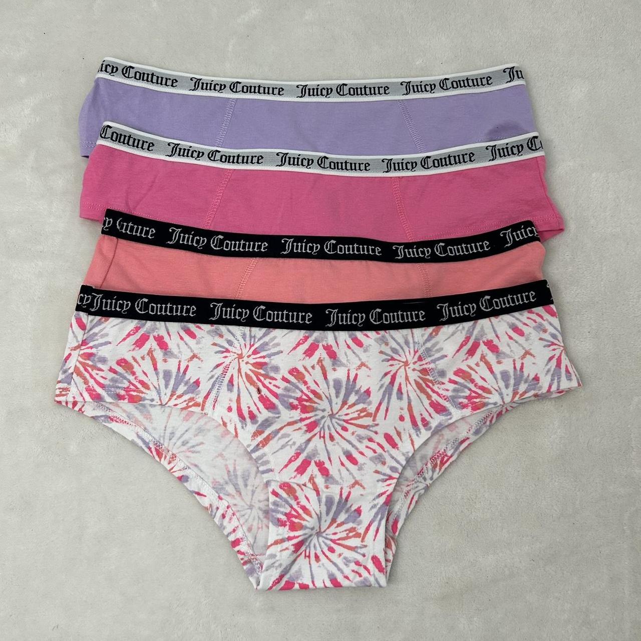 set of 4 juicy couture underwear panties all new - Depop