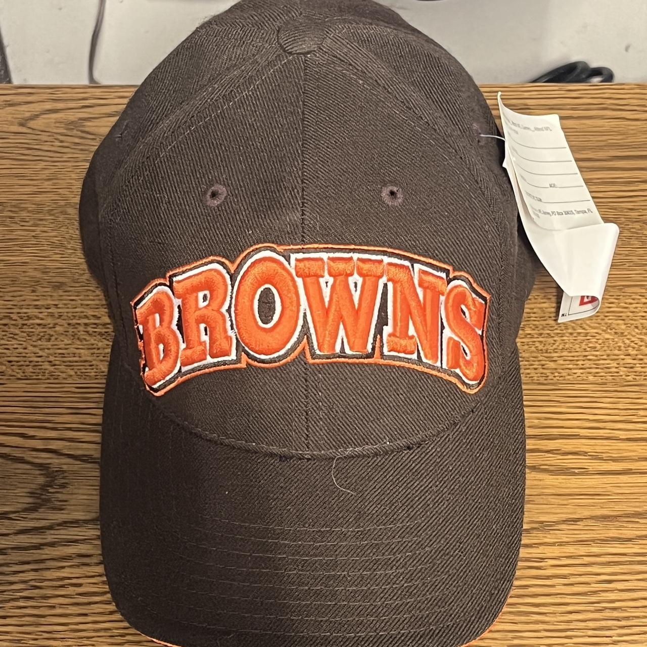 Vintage 90s Cleveland Browns NFL Football Snapback - Depop