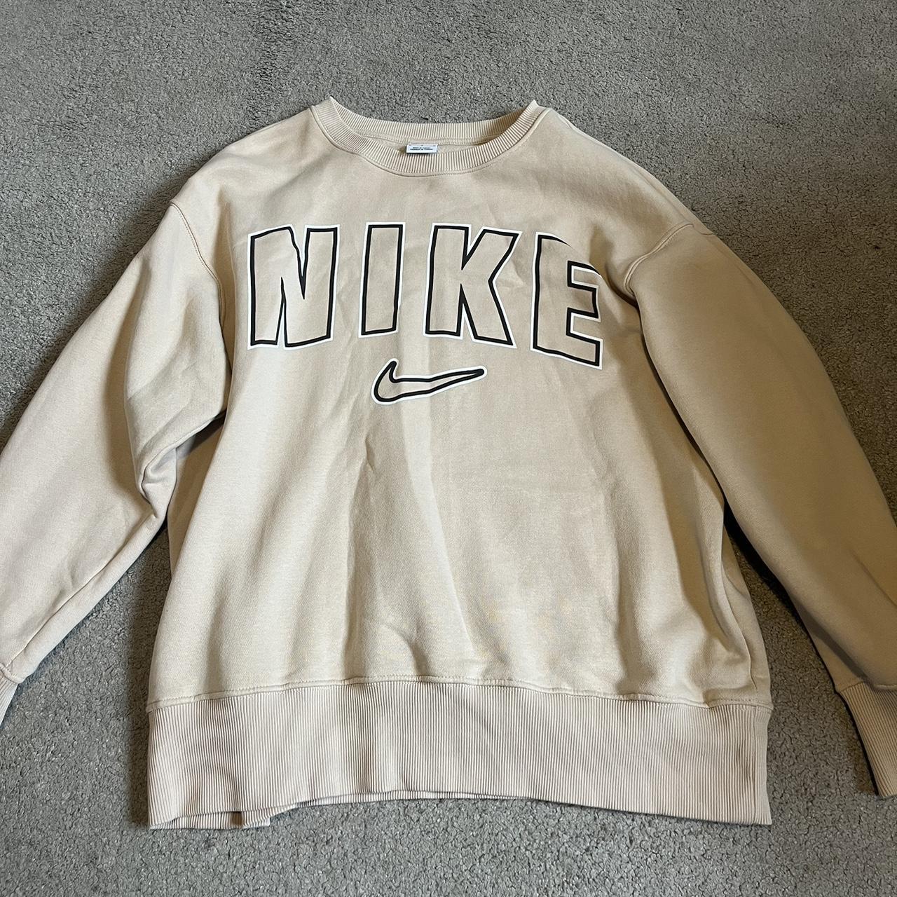 Vintage Nike varsity oversized sweatshirt in. Depop