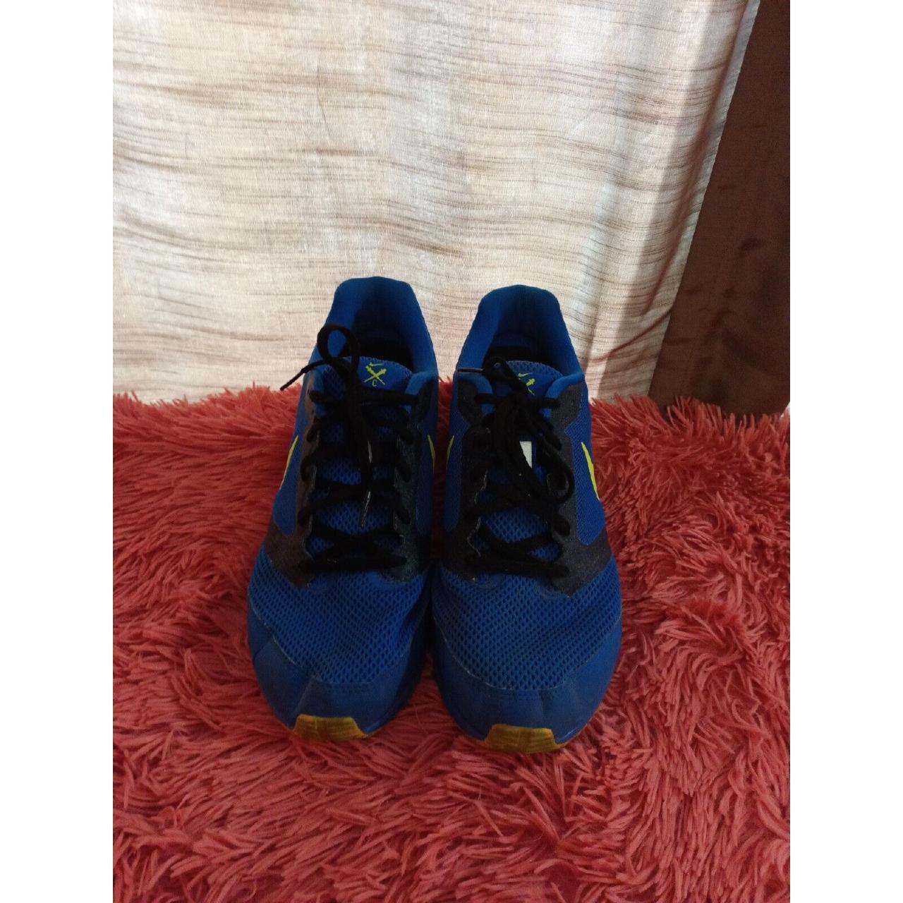 blue nike flex shoes