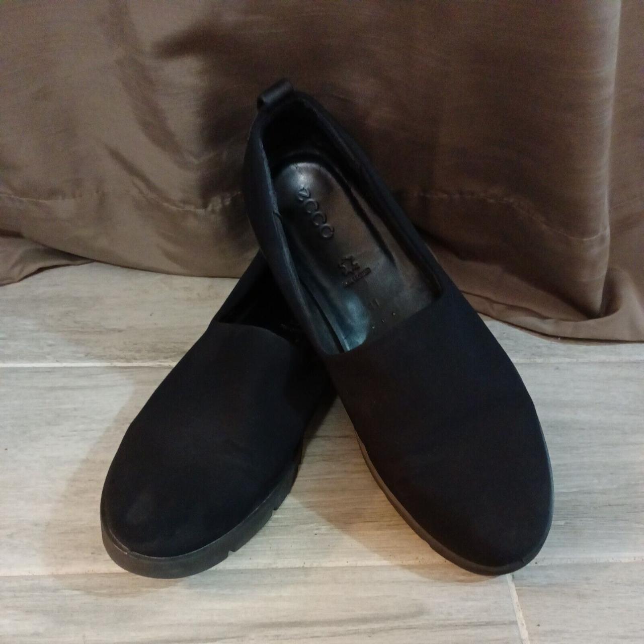 Women's Y2K Ecco Felicia Gor Tex Wedge Black Slip On... - Depop