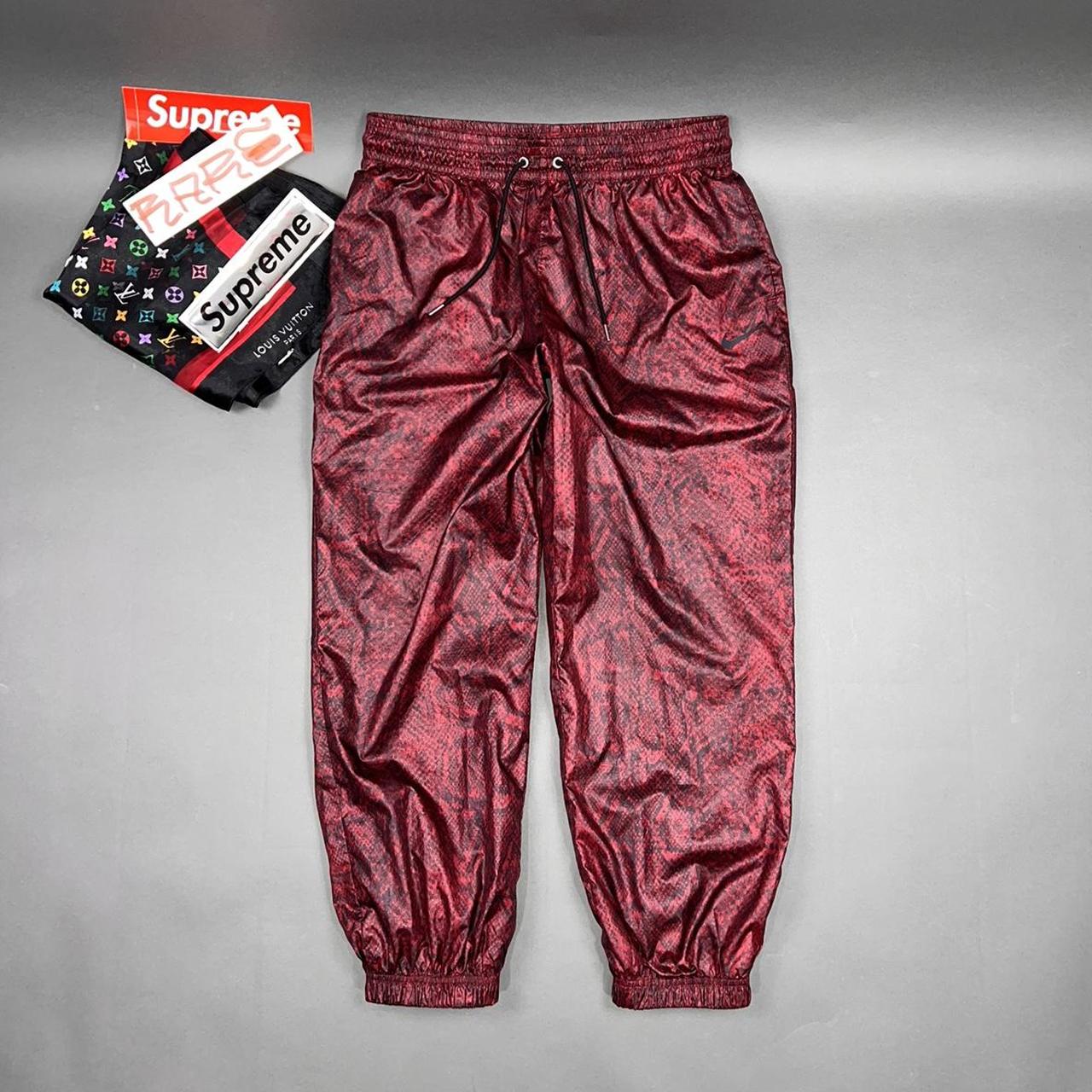 Shop Louis Vuitton Men's Red Joggers & Sweatpants