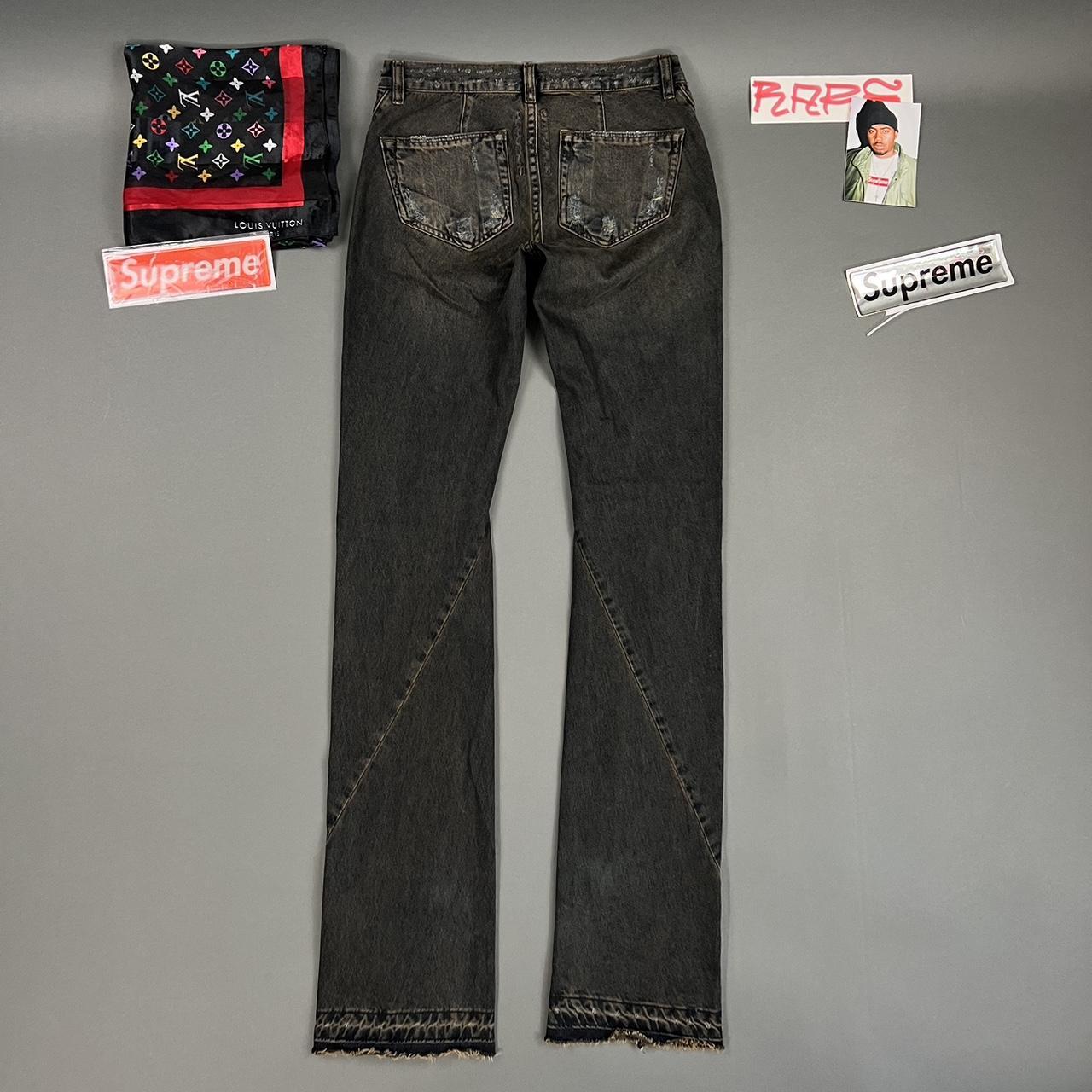 DRKSHDW Rick Owen's Spiral Cut Jeans Archive Waxed... - Depop