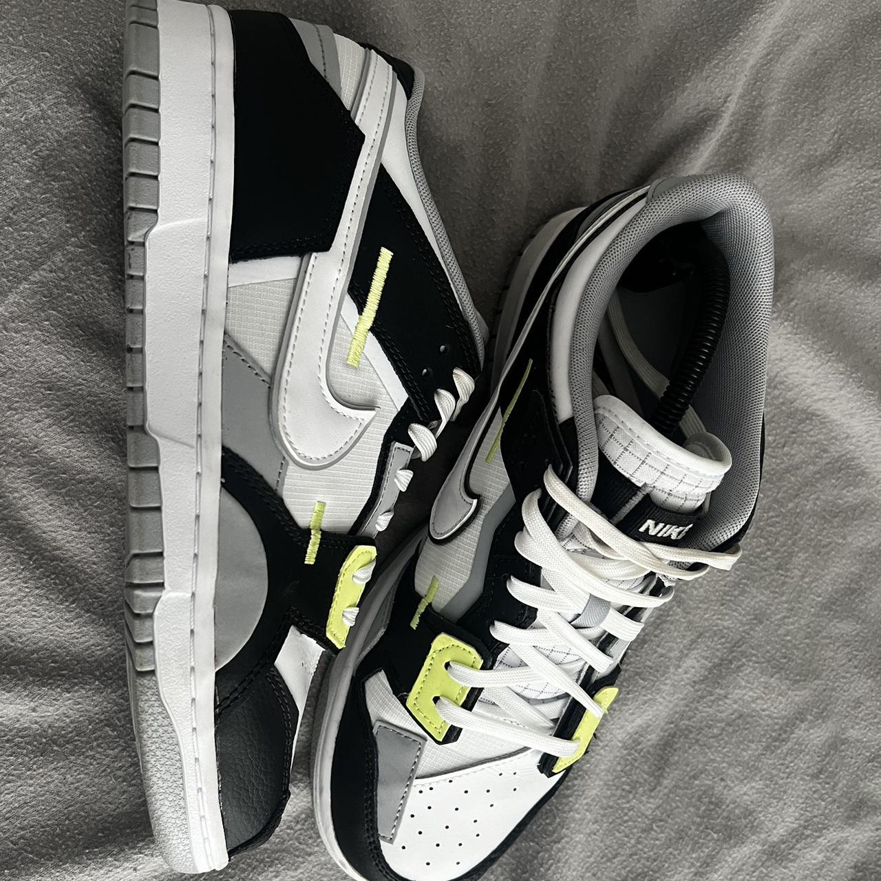 nike dunk low scrap on feet