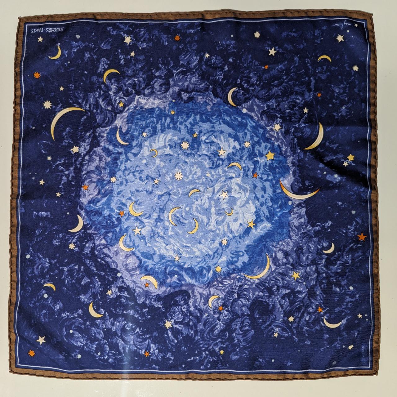 HERMES Petit Carre scarf l'Annee des Etoiles silk | Depop