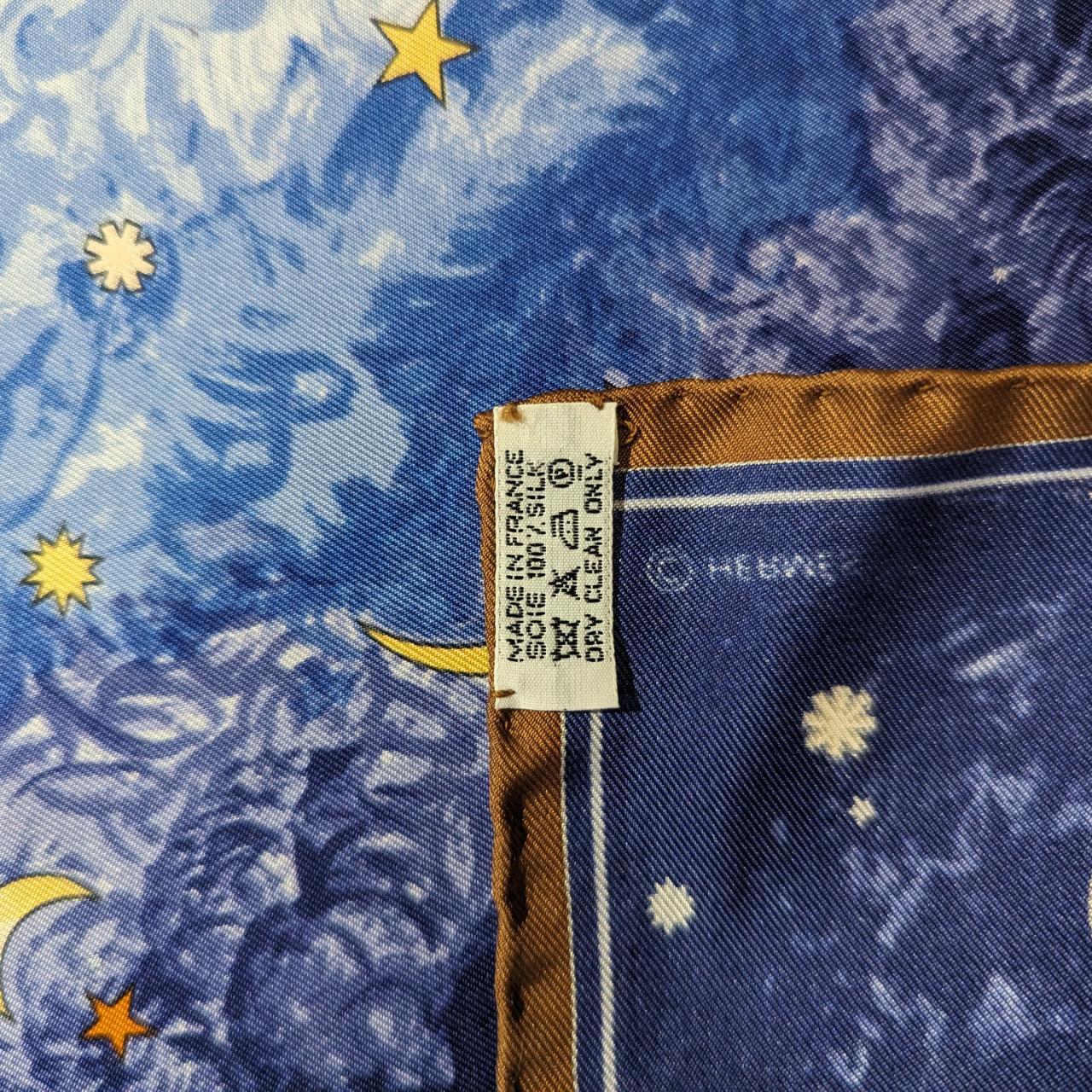 HERMES Petit Carre scarf l'Annee des Etoiles silk | Depop