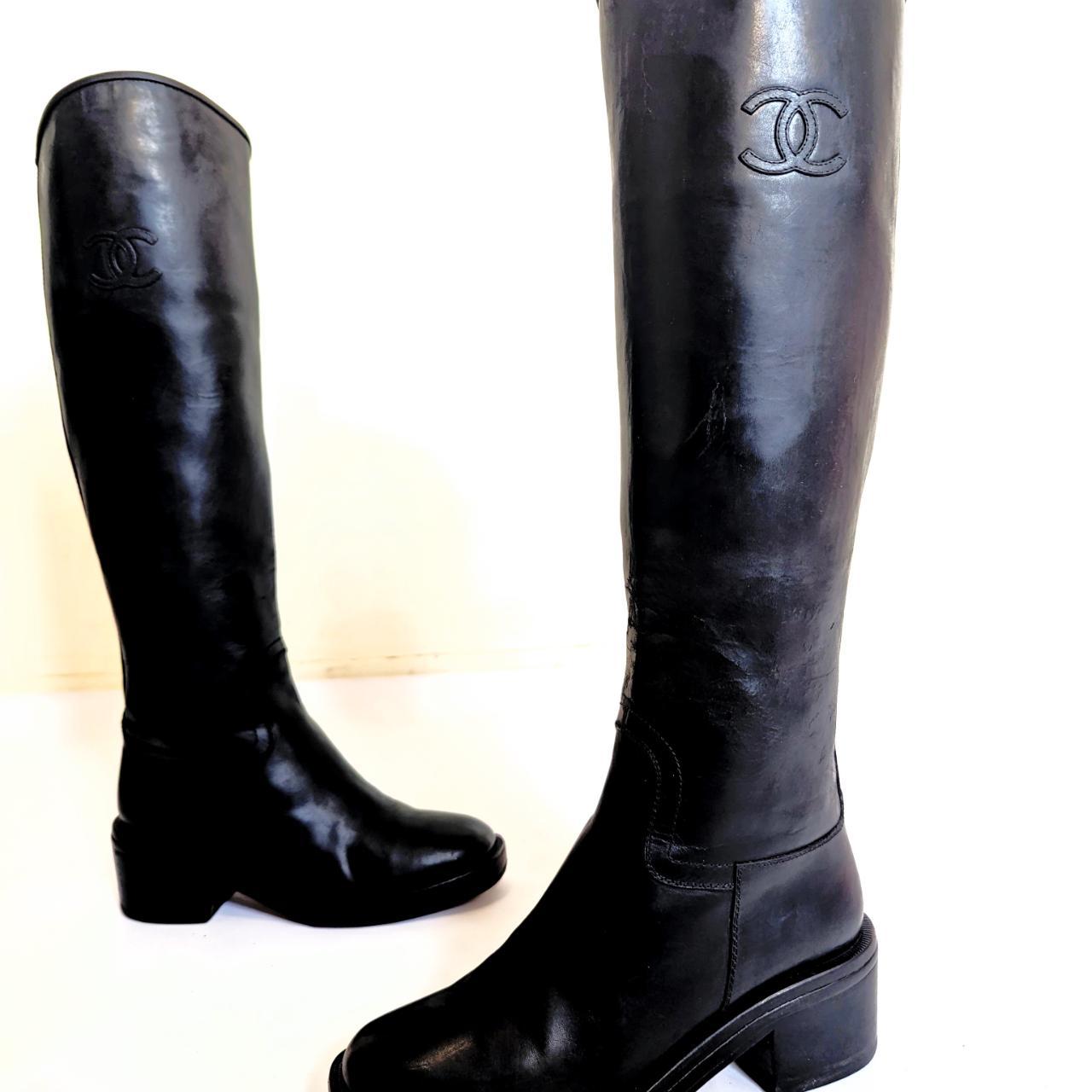 Tall chanel boots online