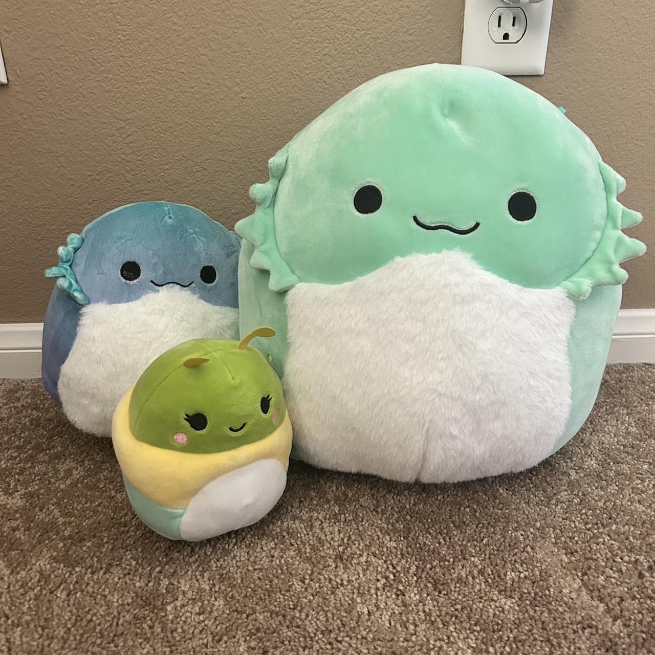 Blue and Green Squishmallow Set Prefer not to... Depop