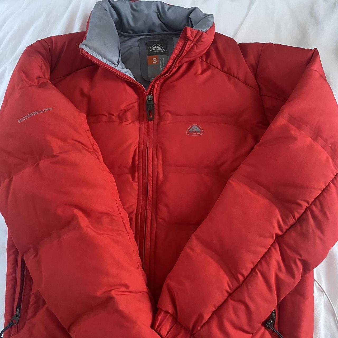 nike acg jacket red