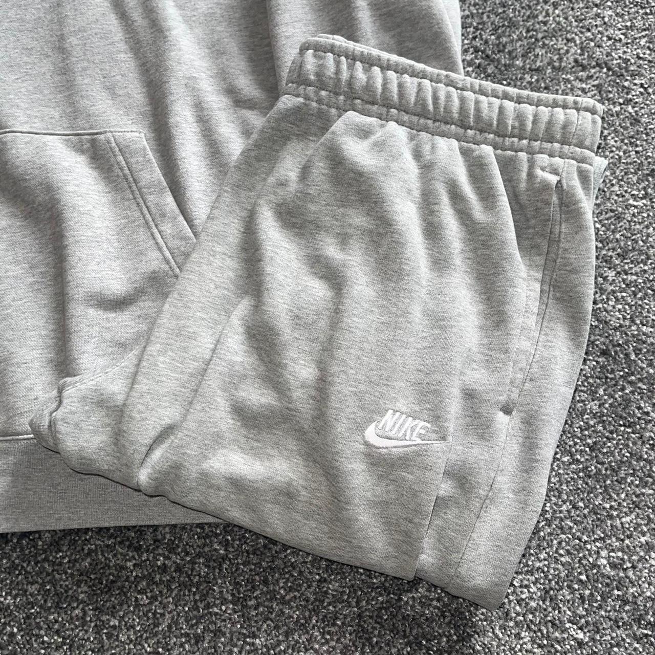 nike club tracksuit grey