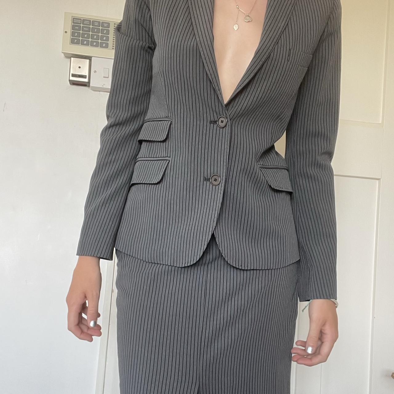Reiss matching pinstriped suit Lovely set Size... - Depop