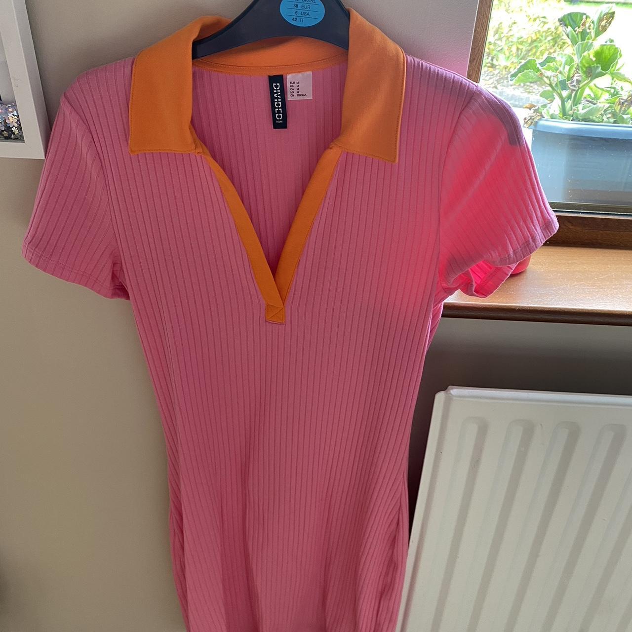 H&M pink Mini dress Worn once Depop