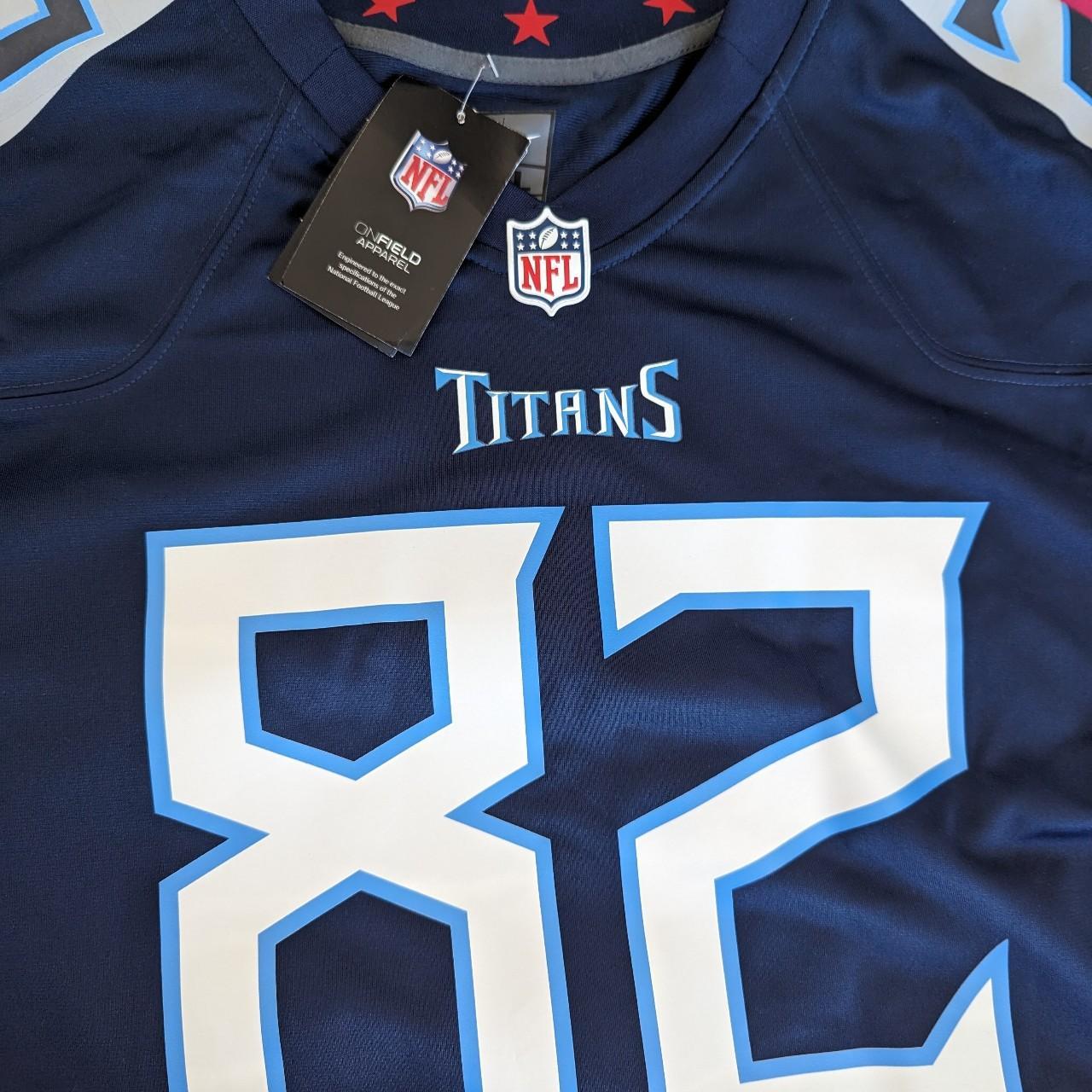 VINTAGE Steve McNair Jersey Men Medium Blue - Depop