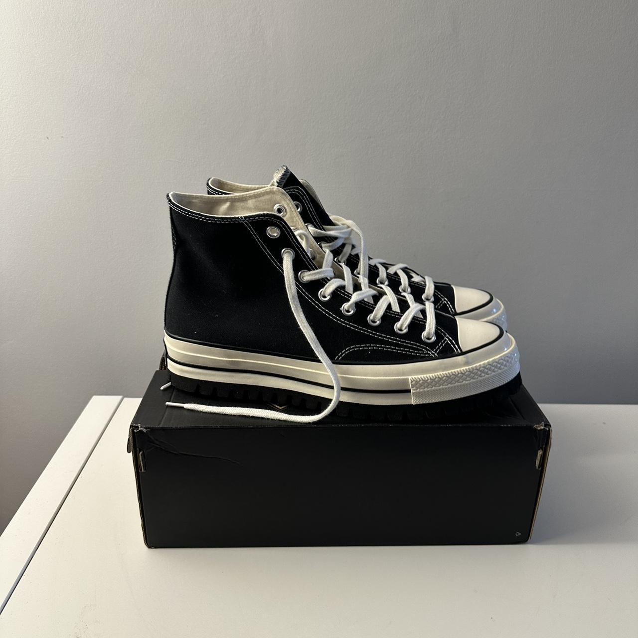 Converse Chuck 70 Trek Hi Black Brand new,... - Depop