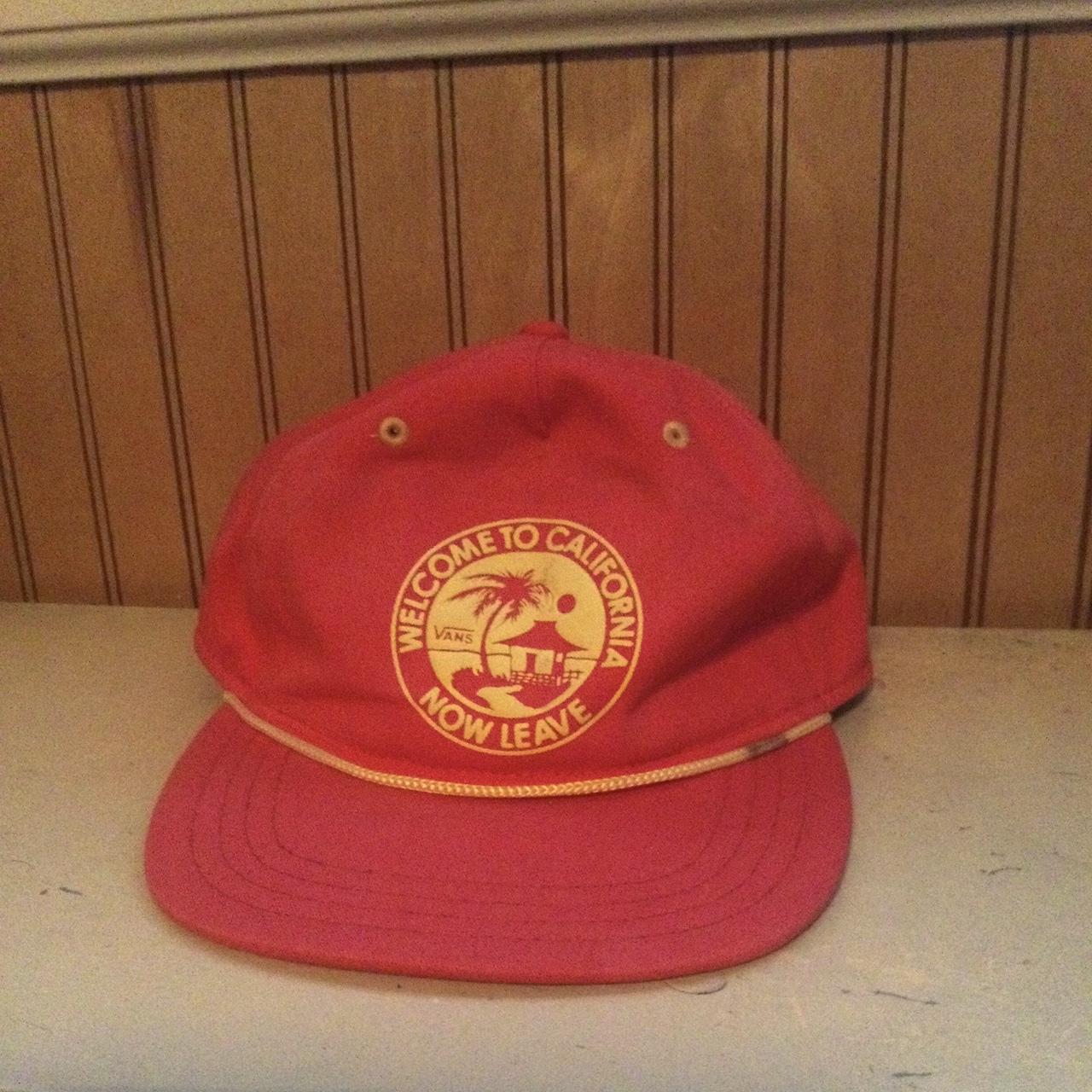 Vans Men's Caps Red/Yellow – Vans snapback red good …