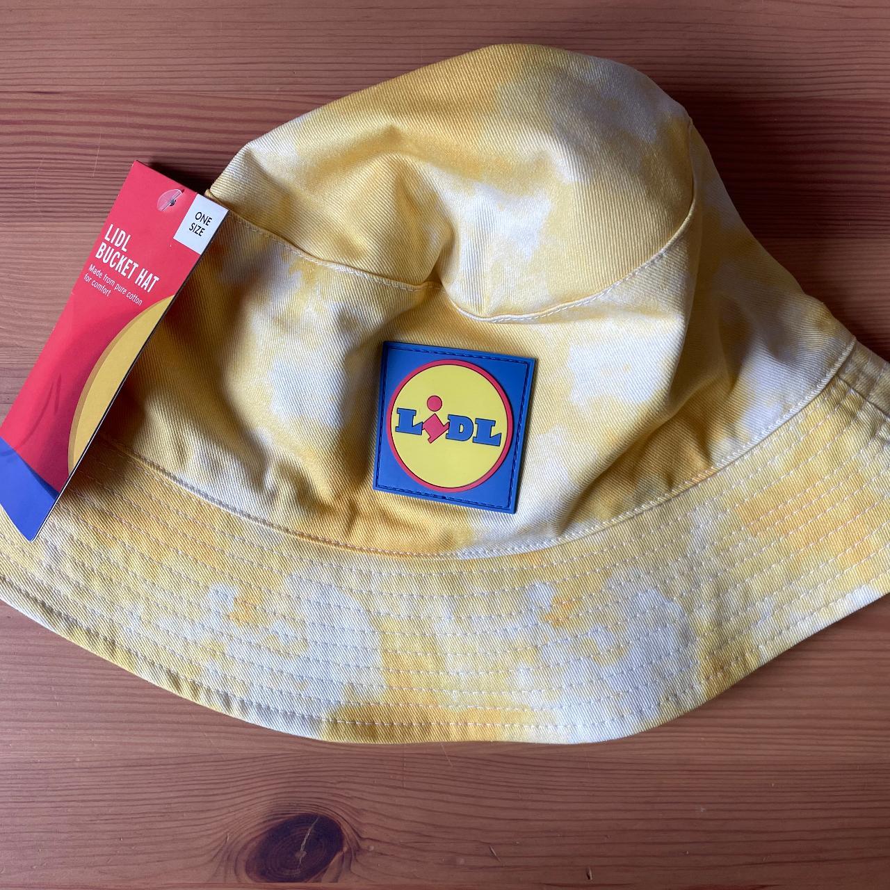 Lidl Bucket Hat Yellow Limited Edition Summer... Depop
