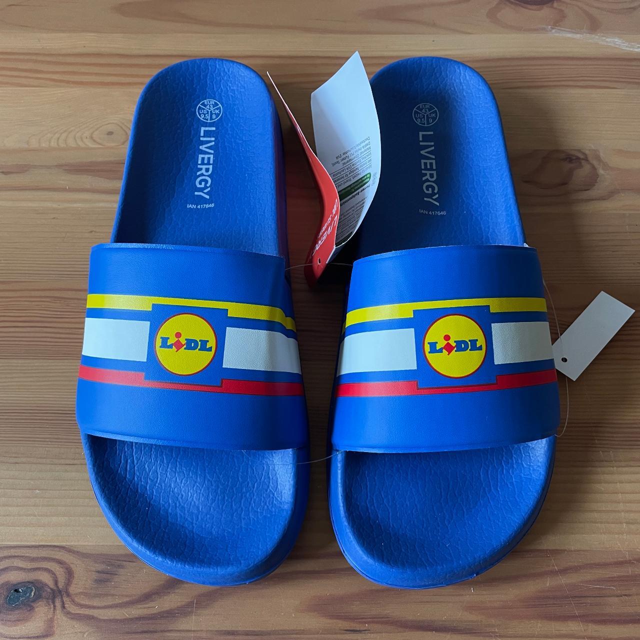 Lidl Sliders Adult Shoes Size 9 UK 43 EU Rare... - Depop