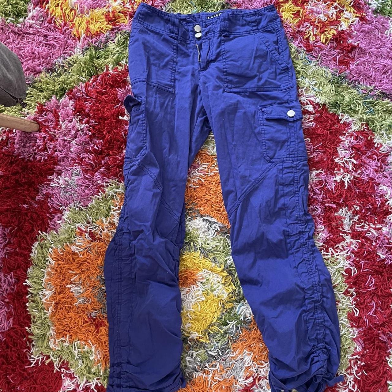 Iamgia blue ryder cargo pants. Low rise. Originally... Depop