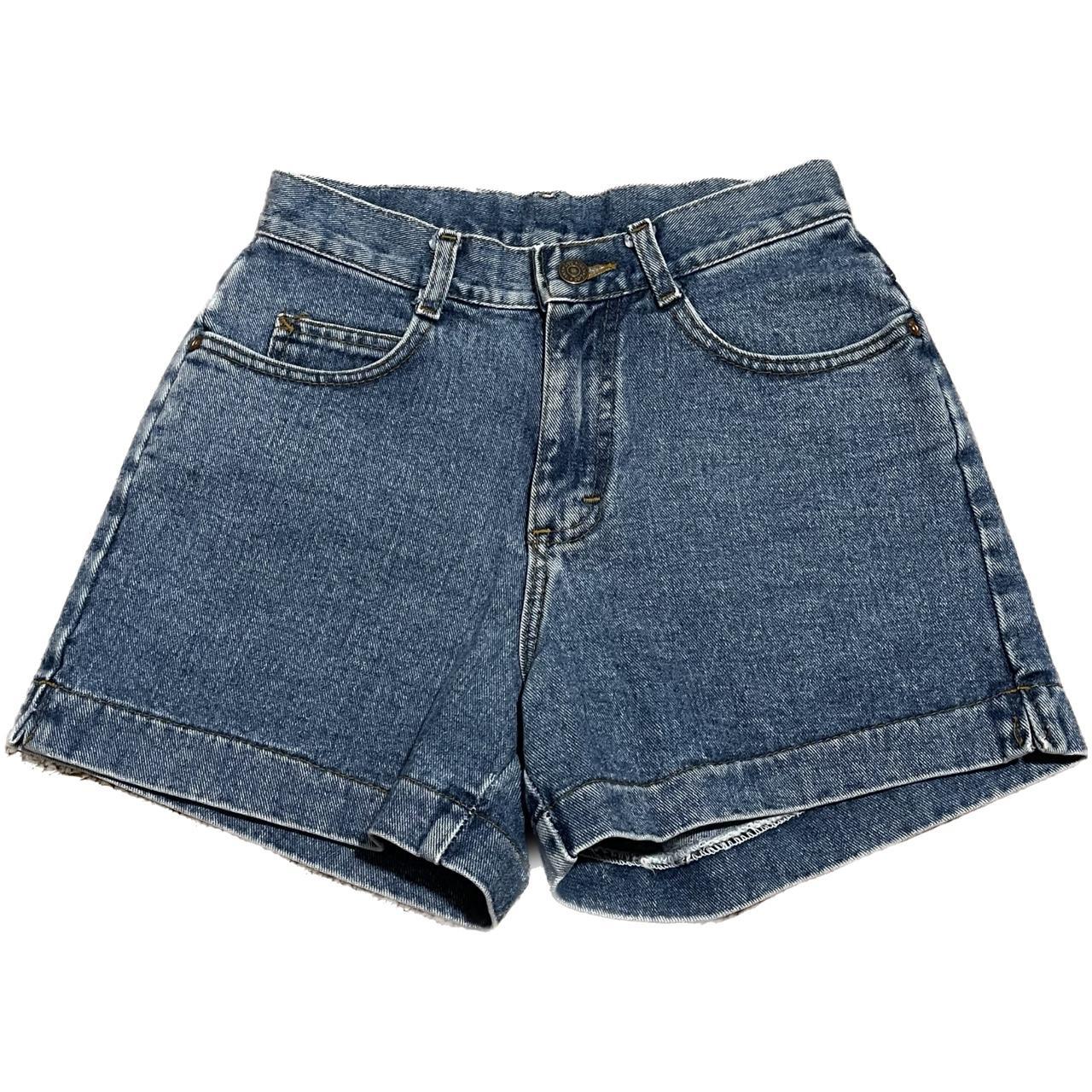 Vintage Lee denim shorts. Made in USA. In excellent... - Depop