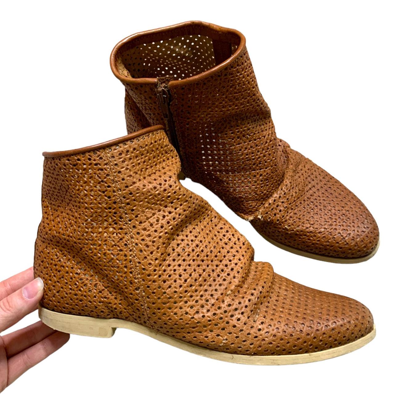 resonda women fashion leather ankle bootie