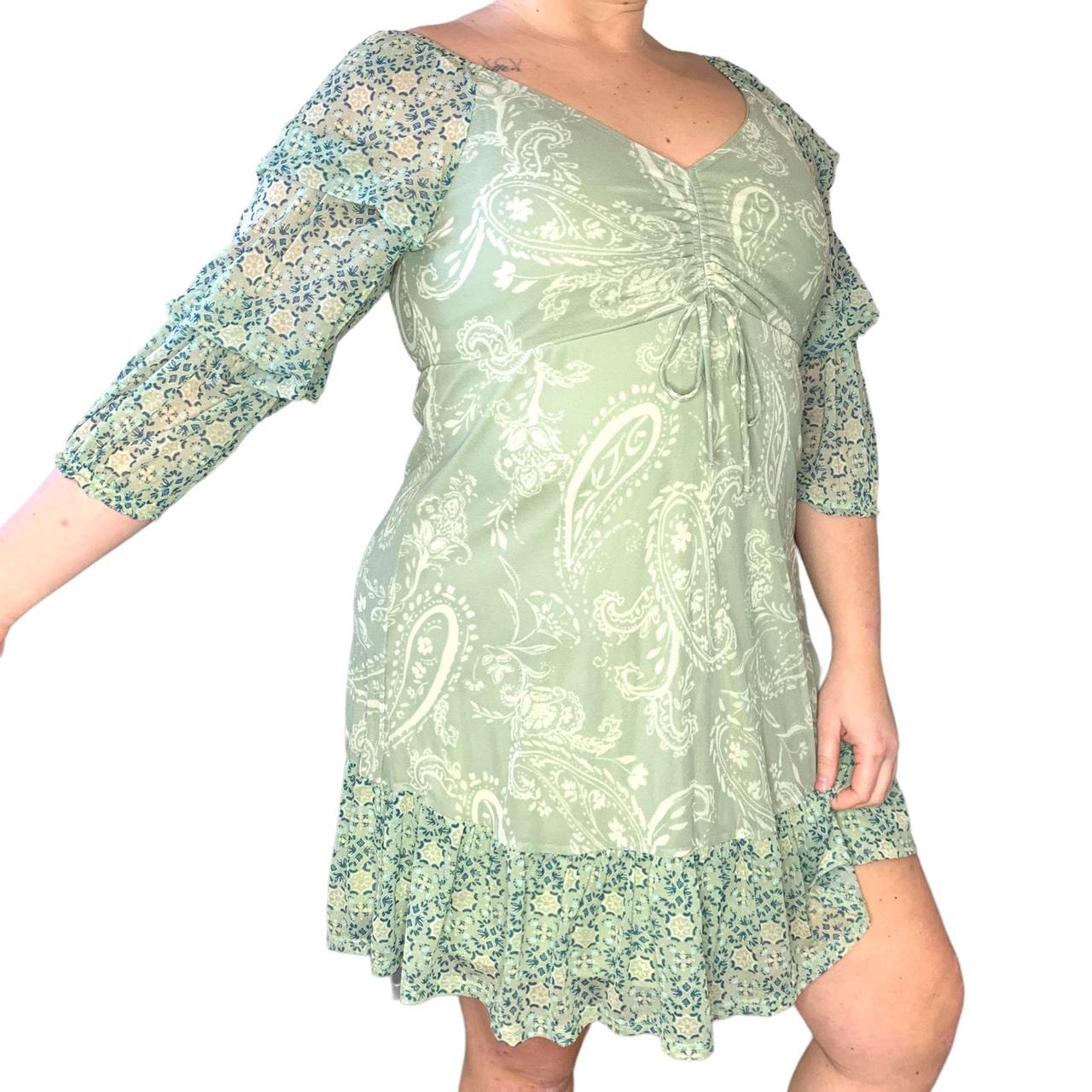 cato green dress