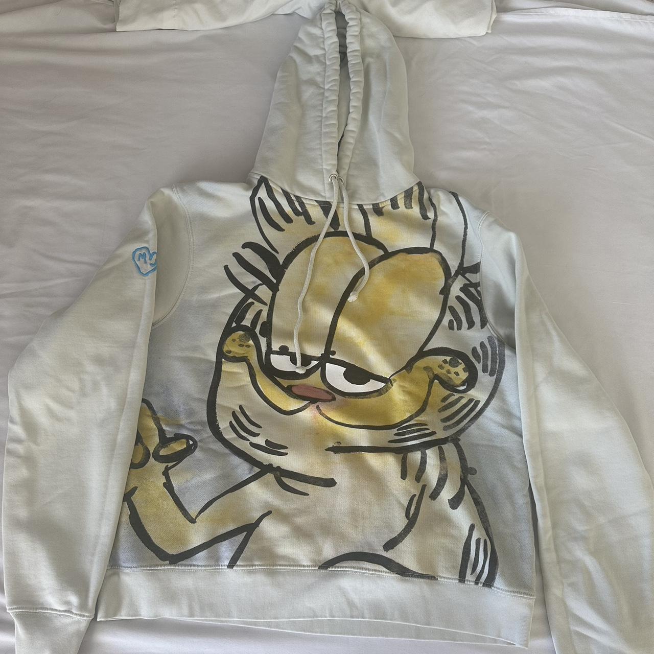 Heaven by Marc Jacobs Garfield Hoodie Worn but in... - Depop