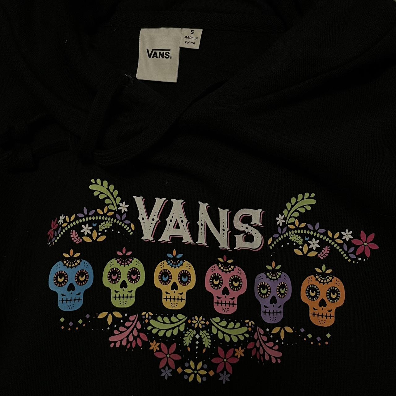 Vans las 2025 calaveras black hoodie