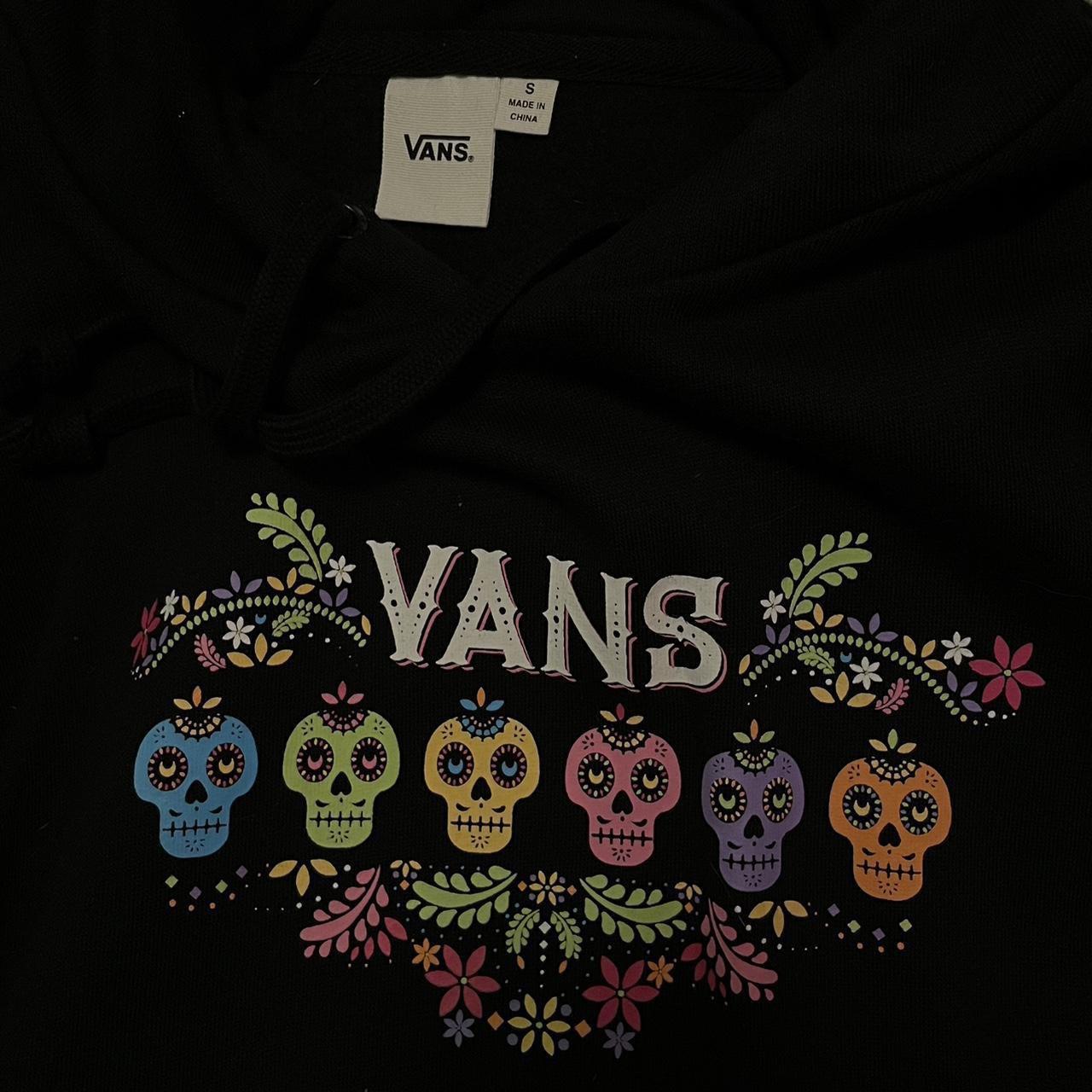 Vans las calaveras black hoodie sale