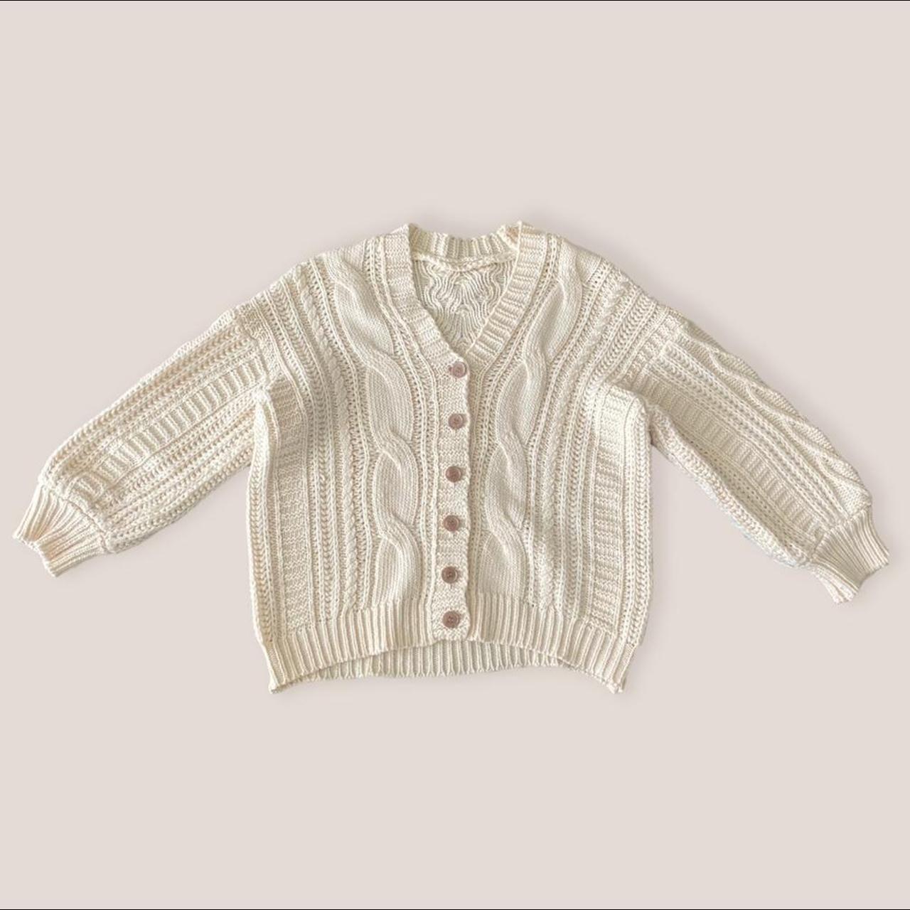 Chunky Knit Sweater - Depop
