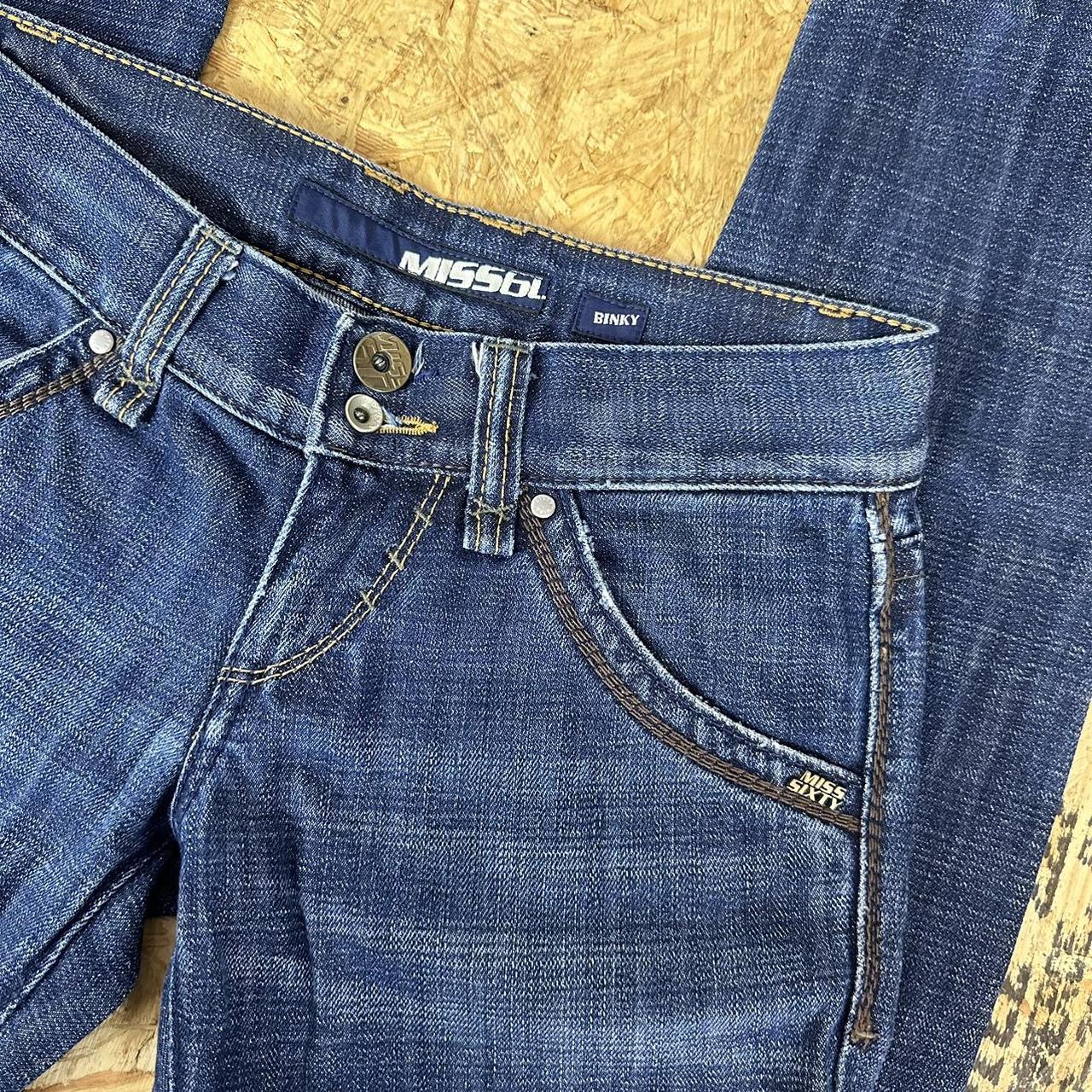 Vintage Miss Sixty Dark Wash Binky Jeans 𝚂𝙸𝚉𝙴 26... Depop