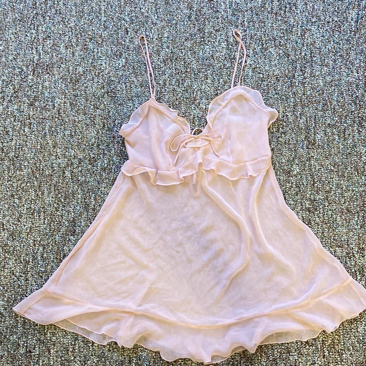 victoria-s-secret-women-s-pink-nightwear-depop