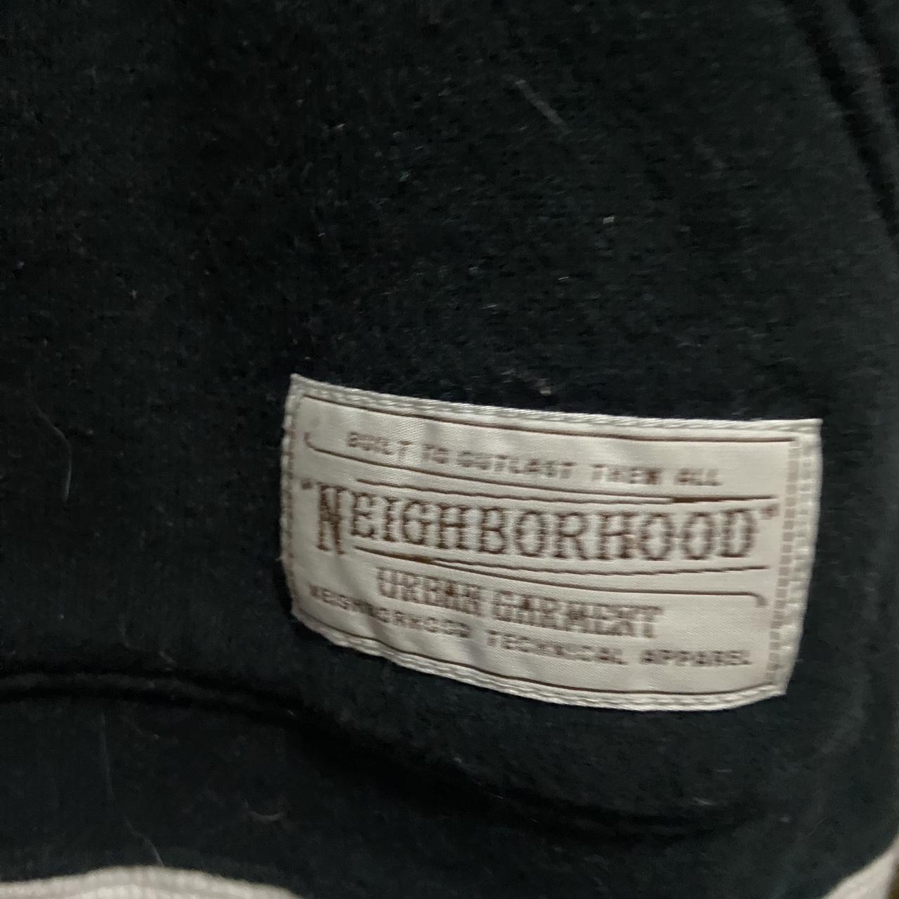 Undefeated x Neighborhood black zip up. Minor hole... - Depop