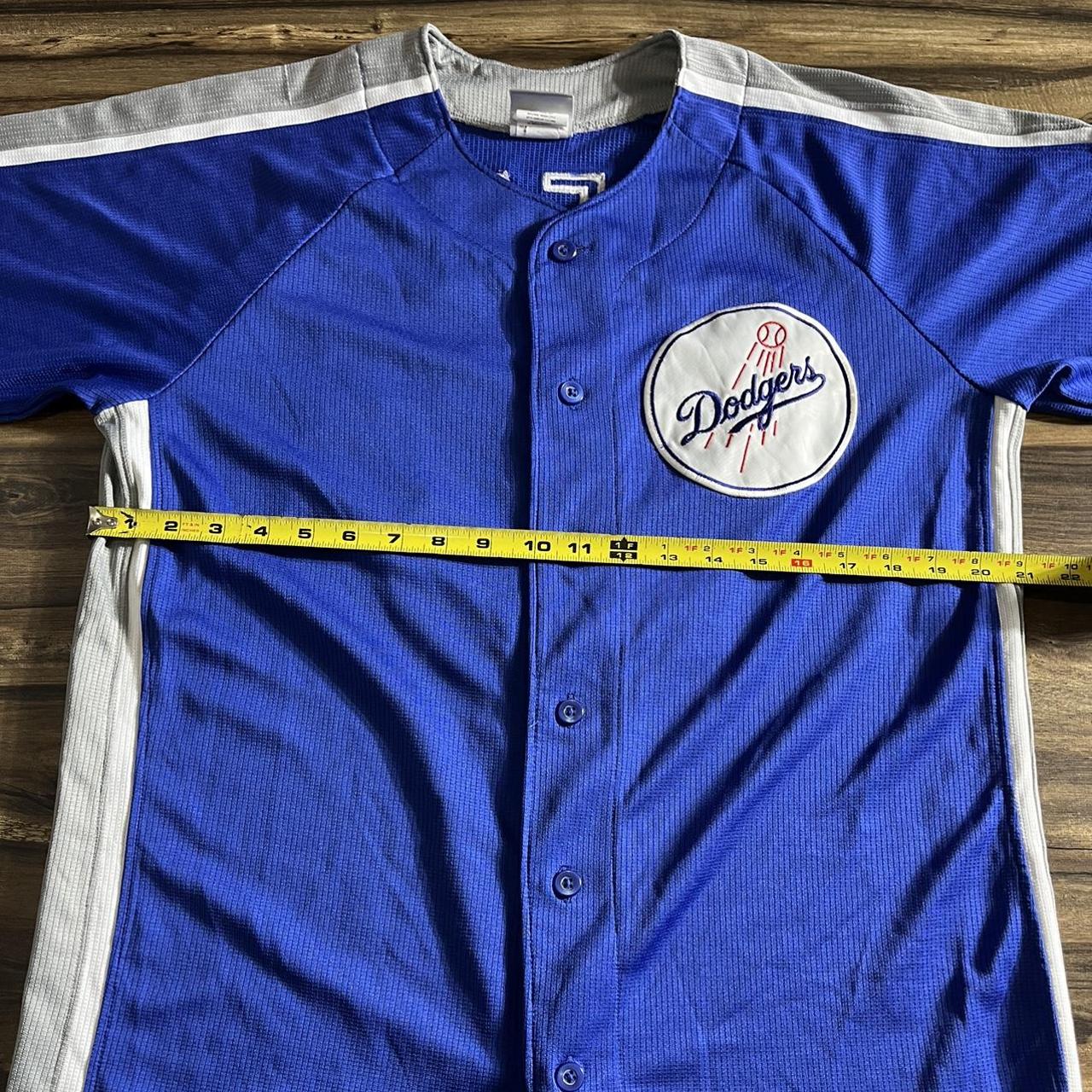 Vintage Away Dodger Jersey. The white outline of the - Depop