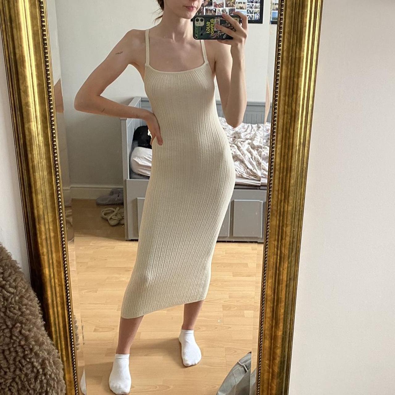 Primark cream maxi dress. Still has tags and never... Depop