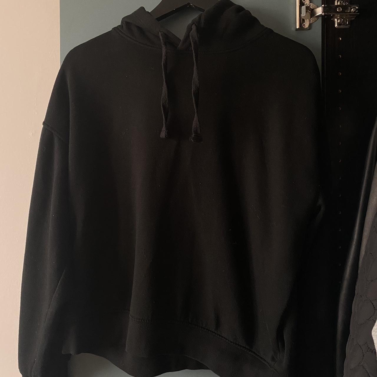 Black Zara hoodie, in perfect condition, selling as... - Depop