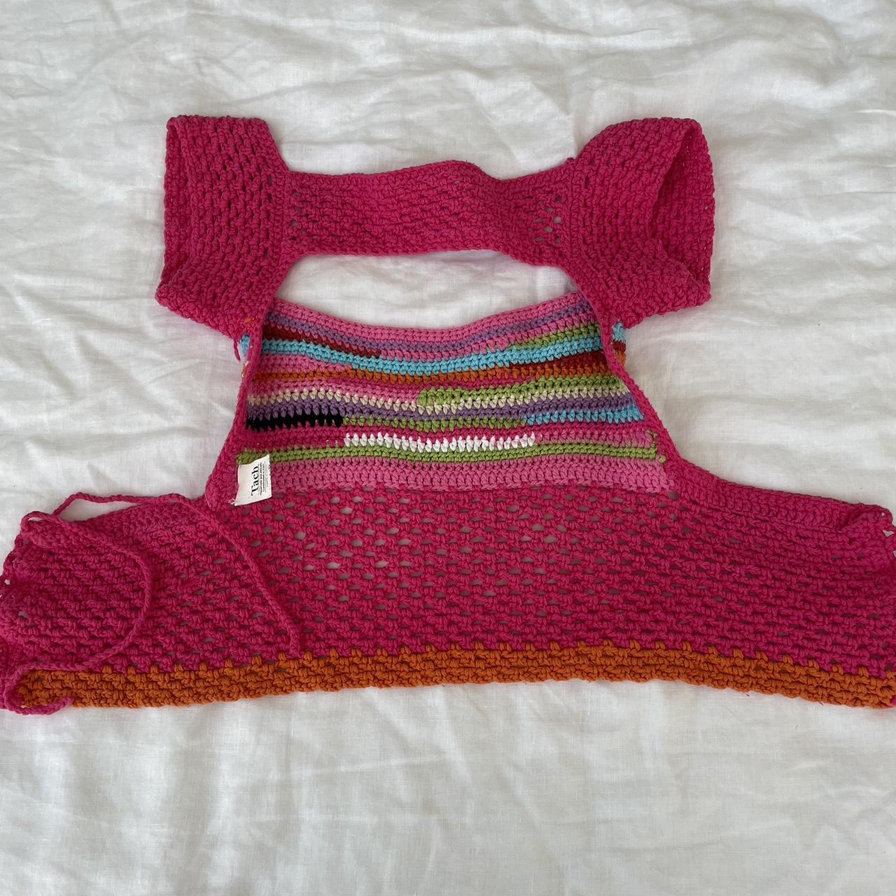 Tach clothing crochet top In very good condition and... Depop