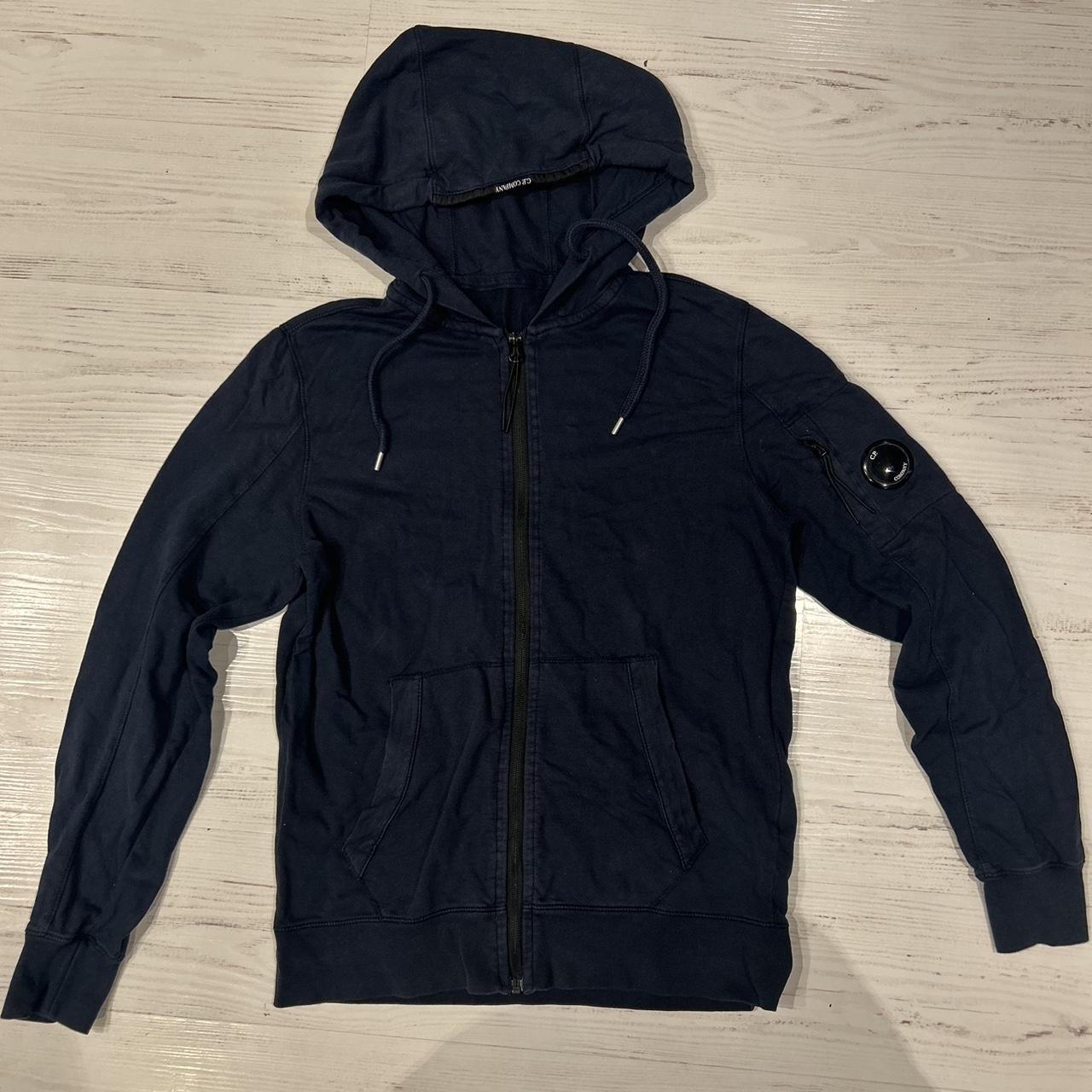 mens cp company zip up hoodie