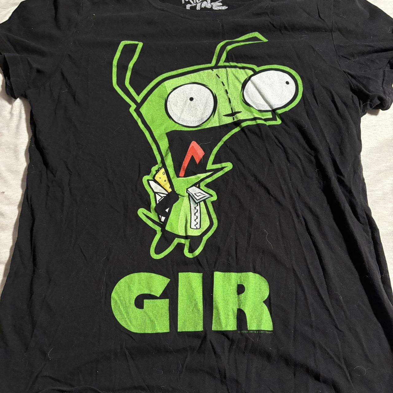 old invader zim gir t shirt by mighty fine. gir... - Depop