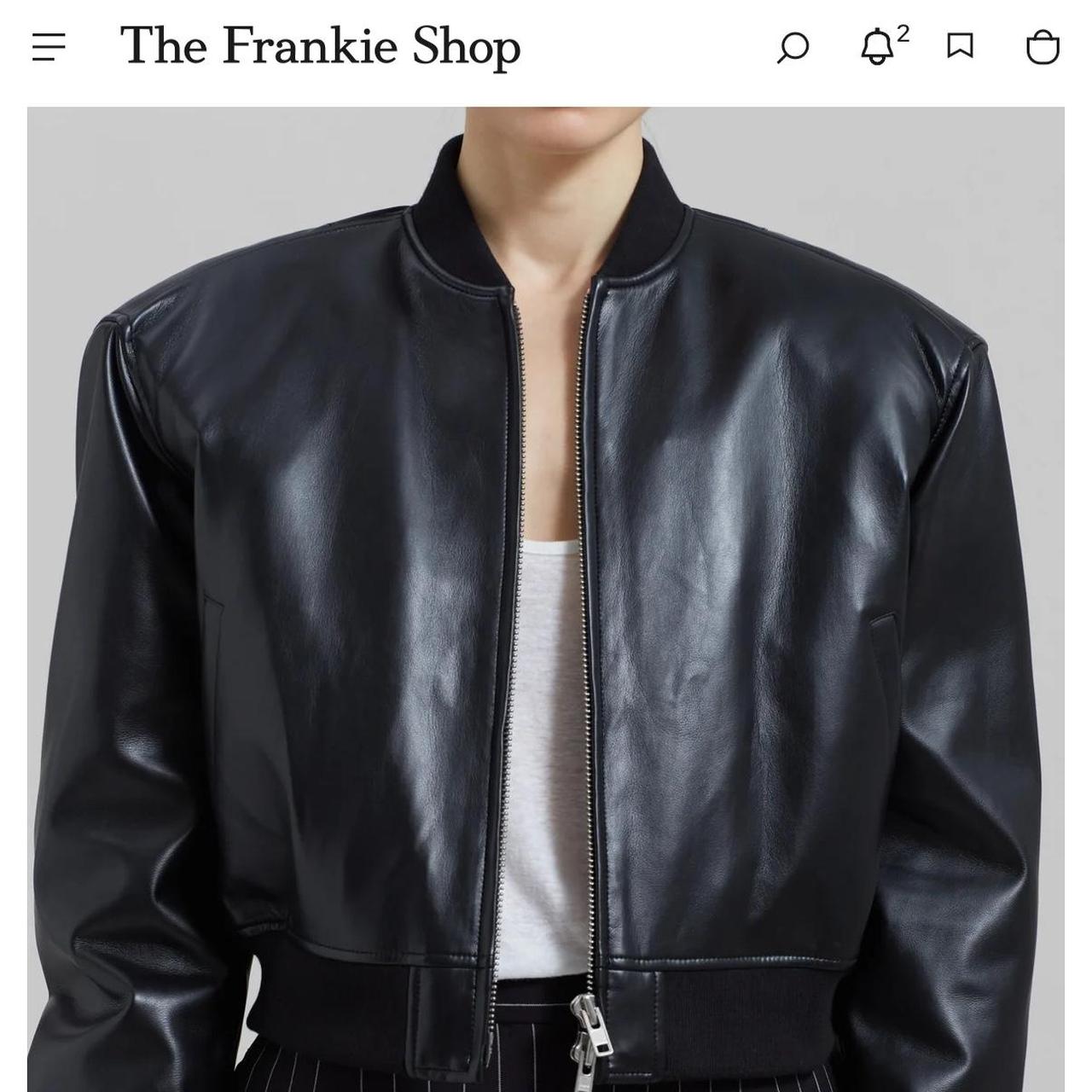 The Frankie Shop Women's Bomber Jacket Black L – The Frankie