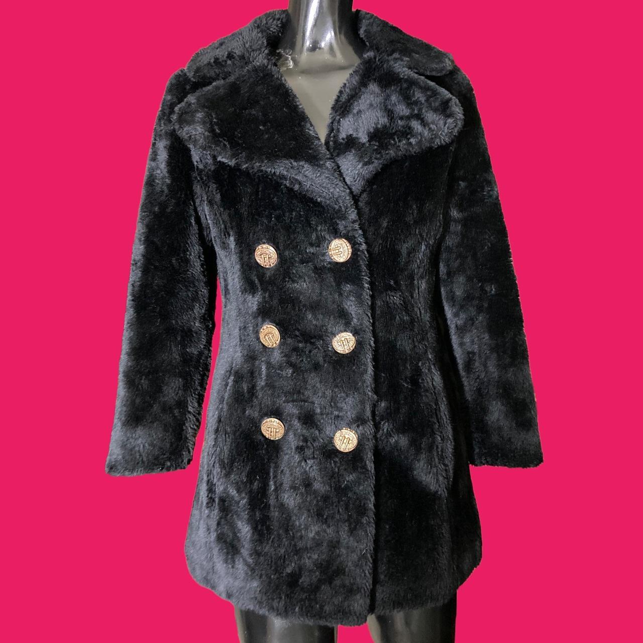 Fuzzy on sale pea coat