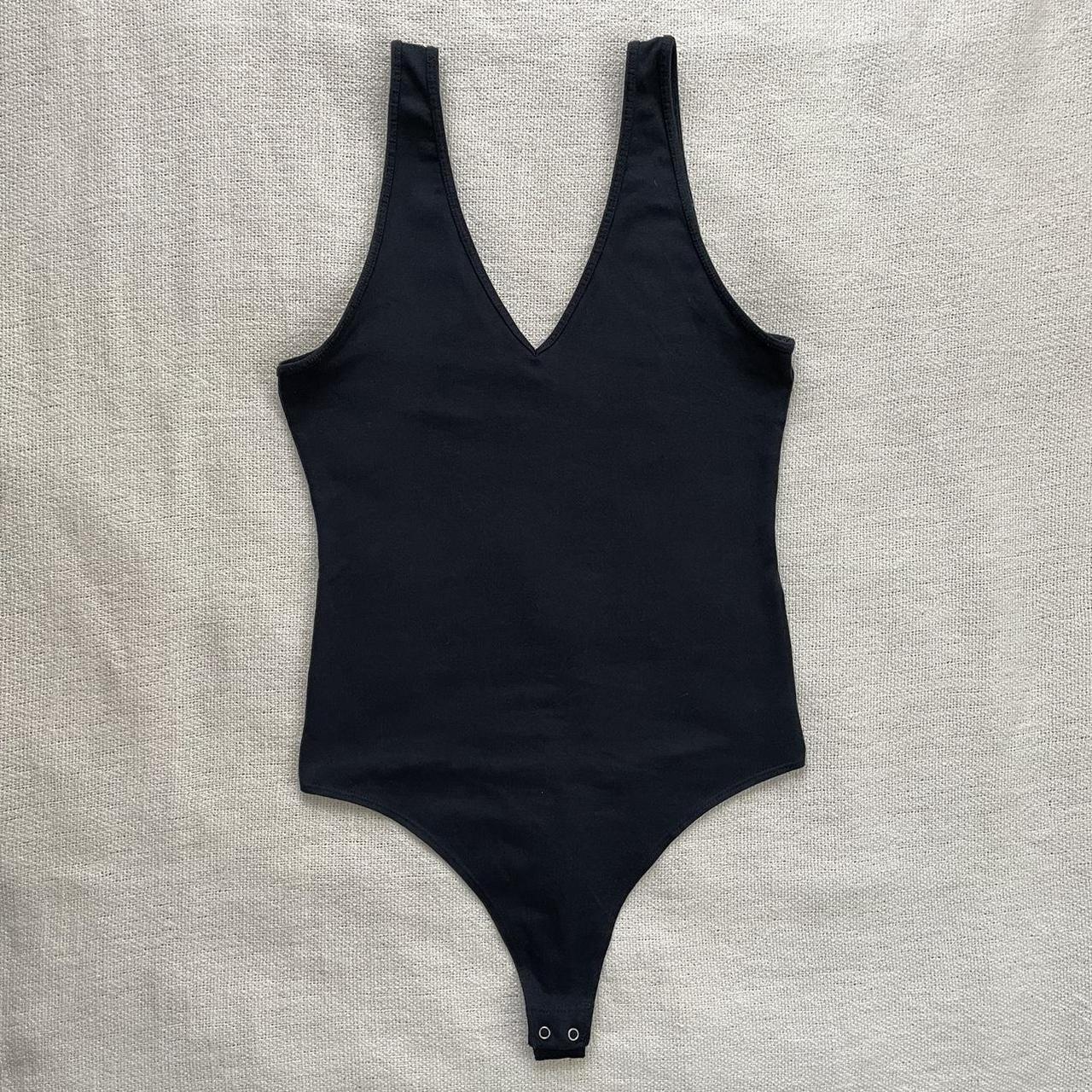 Abercrombie & Fitch Women's Black Bodysuit | Depop