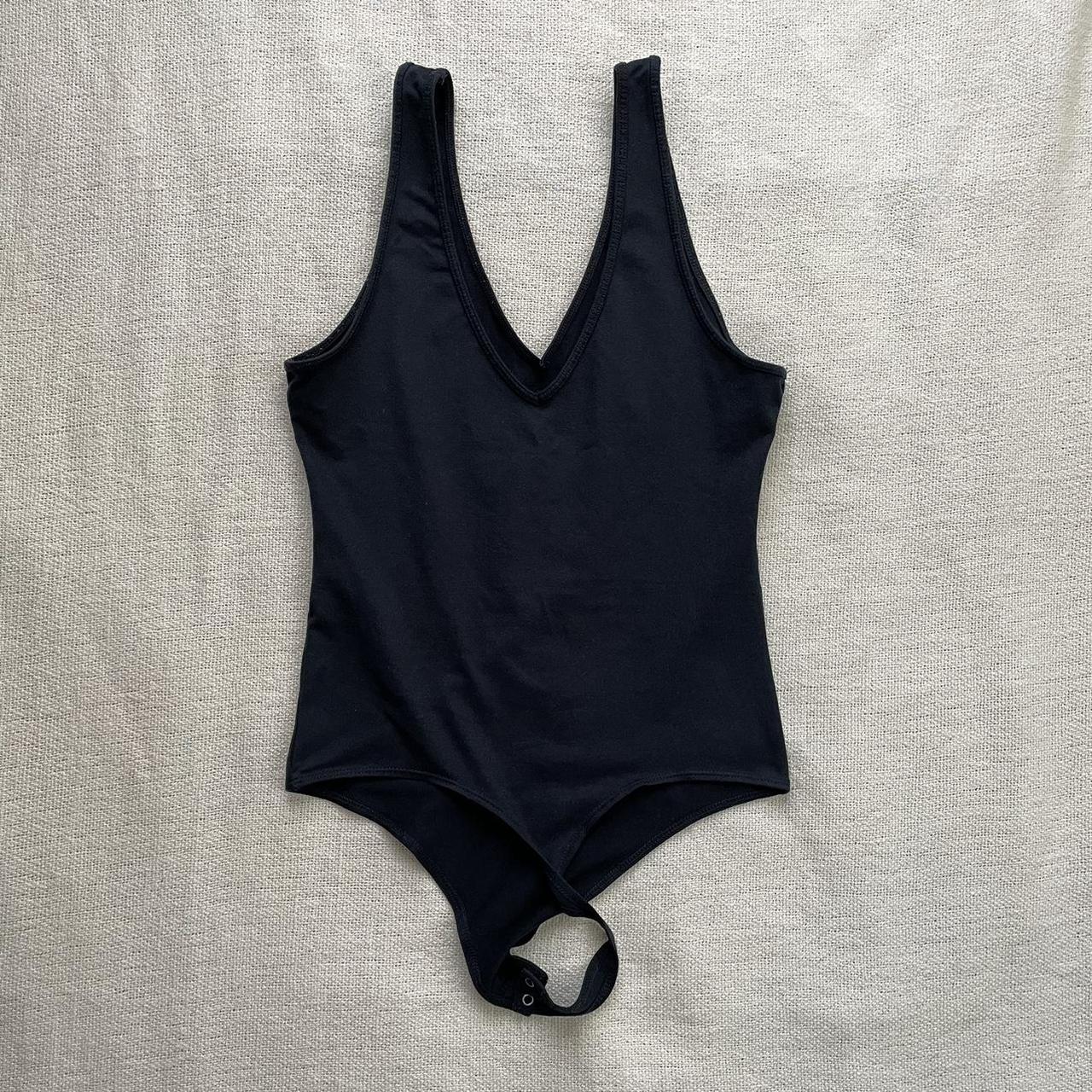 Abercrombie & Fitch Women's Black Bodysuit | Depop