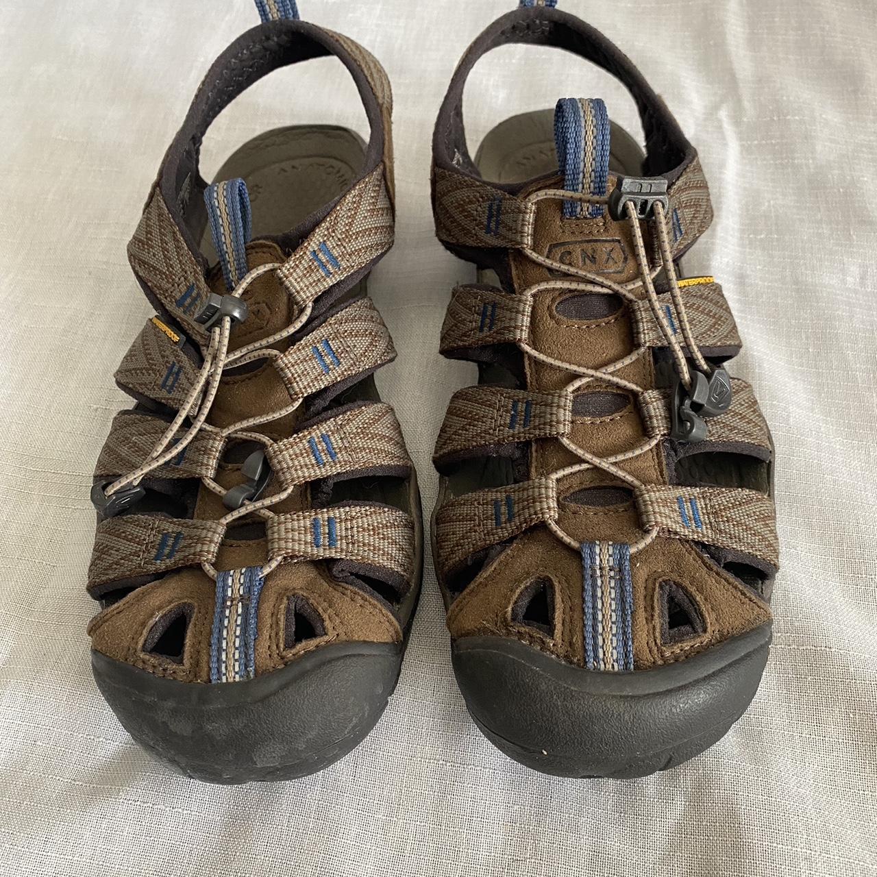 Keen brown waterproof sandals #keen # sandals... - Depop