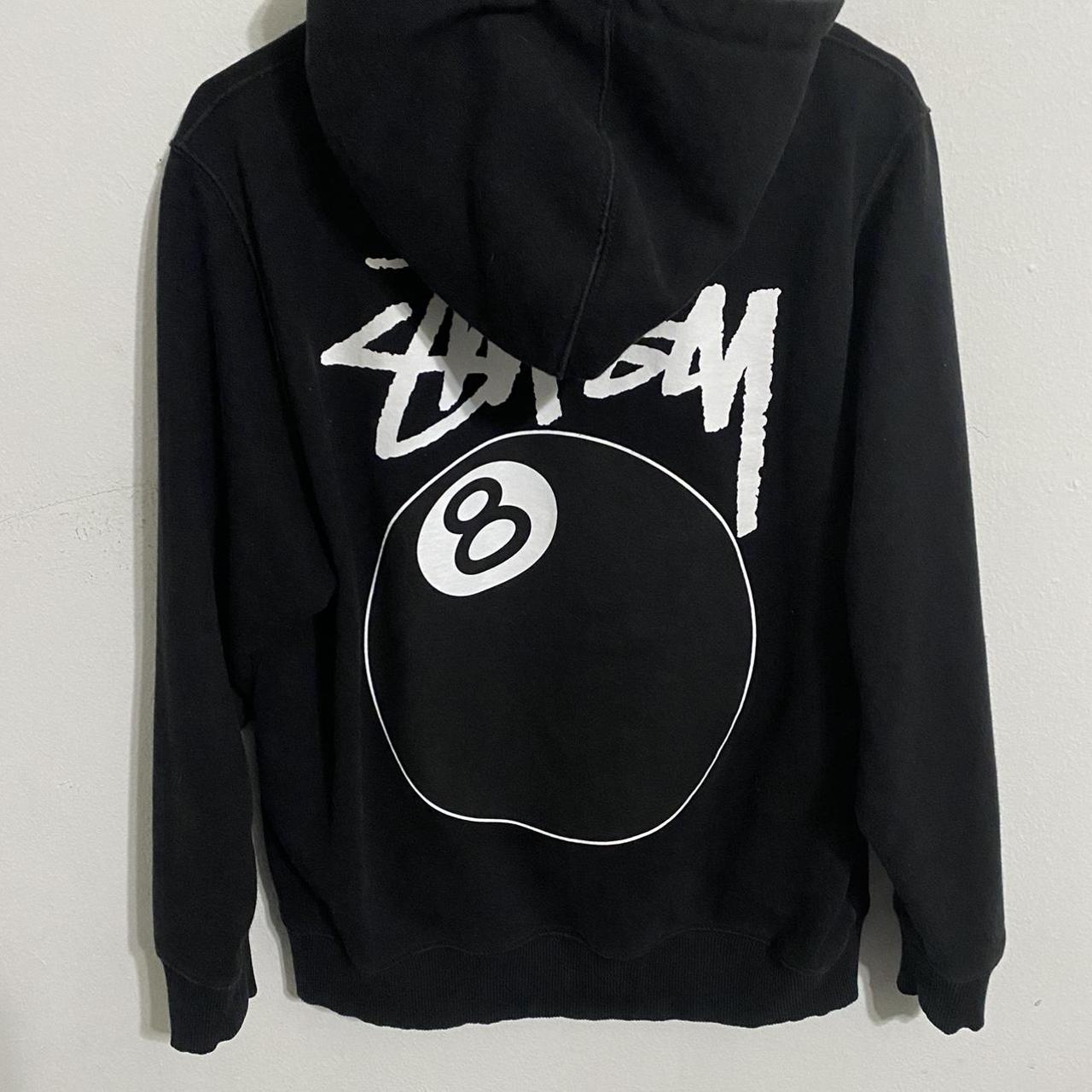 Stussy 8 Ball Hoodie Mens Small Used / In excellent... - Depop