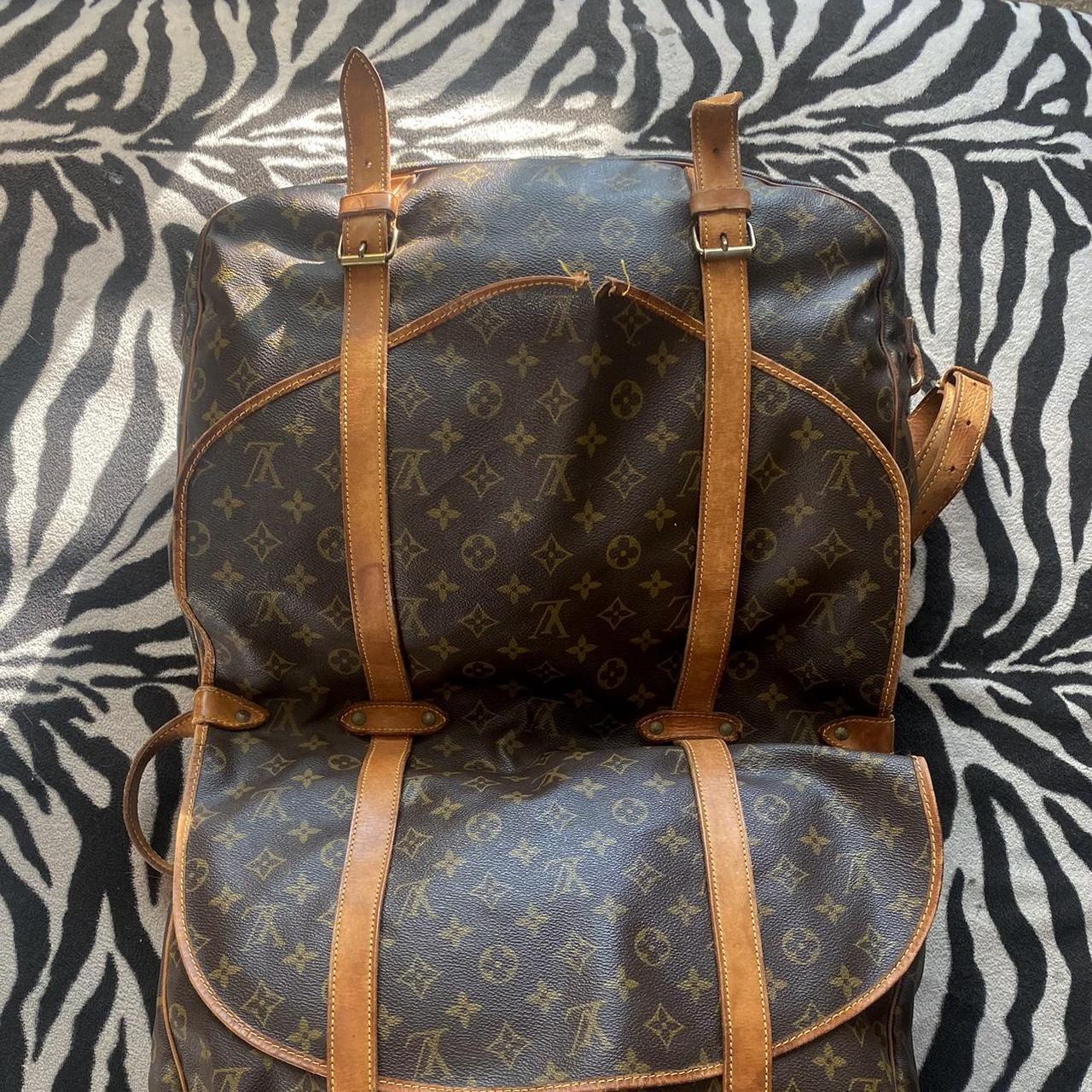 Authentic Vintage Louis Vuitton monogram saumur 35, - Depop